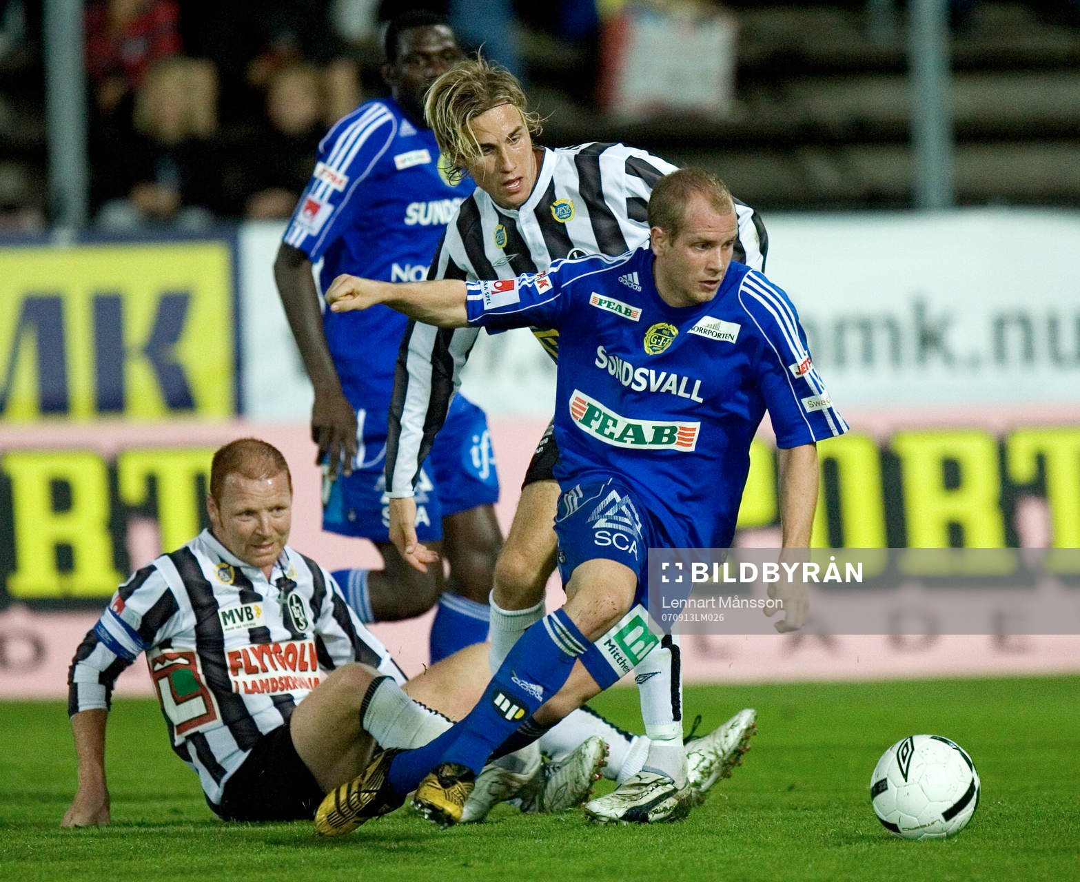 Jörgen Pettersson, Robin Wikman och Tobias Eriksson