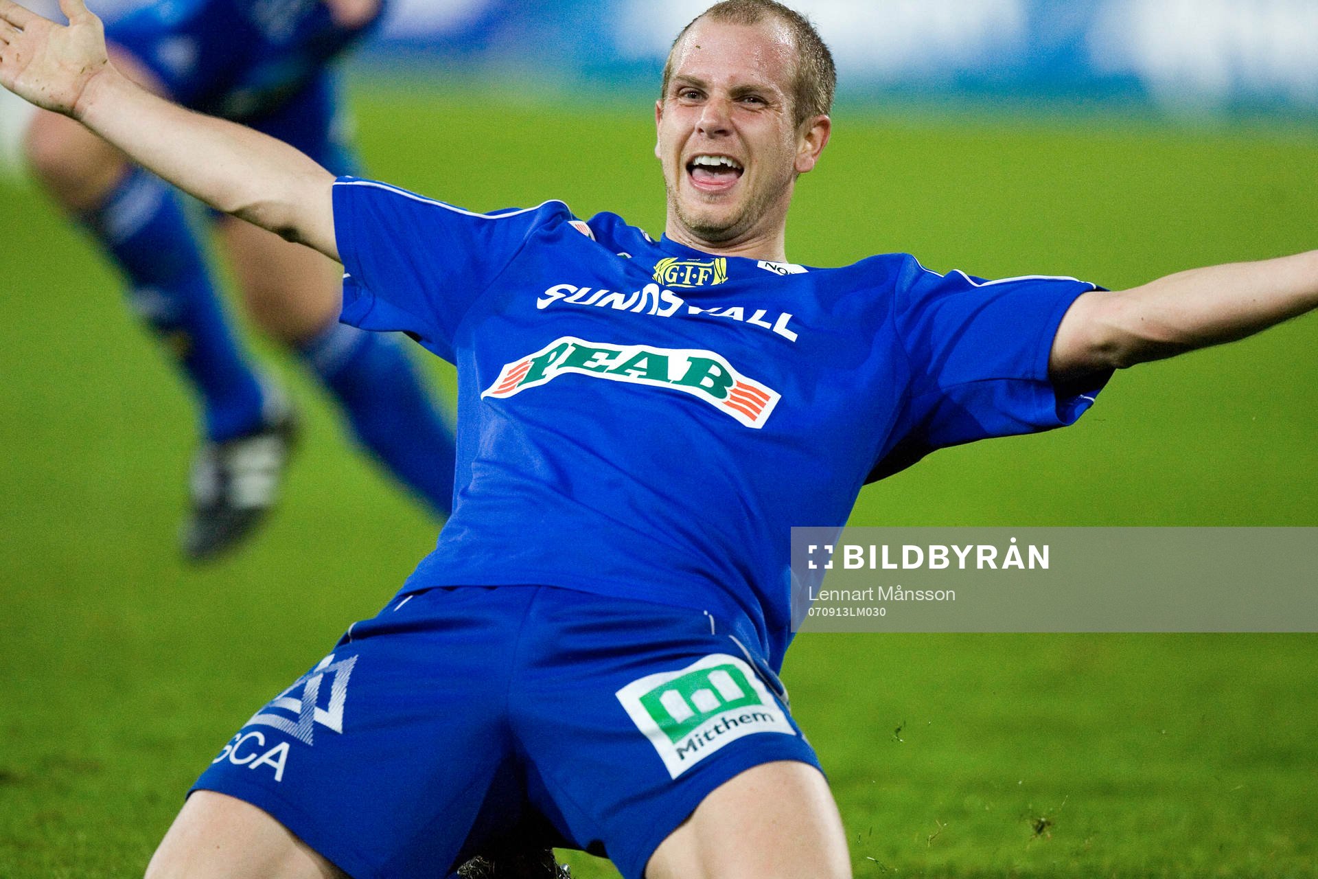  Johan Patriksson, jubel.