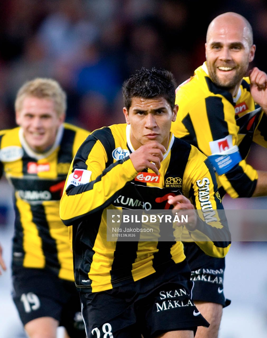  Paulo José de Oliveiera, Paulinho, Häcken, jubel.