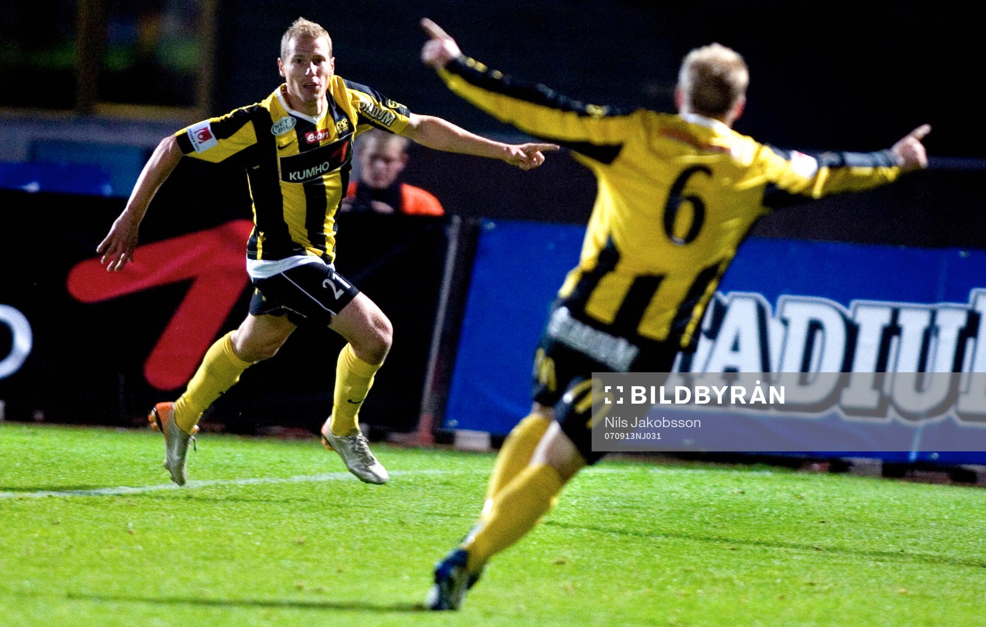Jonas Henriksson, David Marek, Häcken, jubel