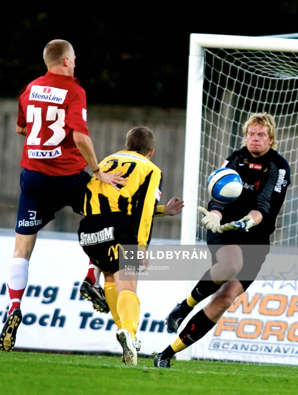 Chrisoffer Källqvist, målvakt, Häcken och Ken Fagerberg