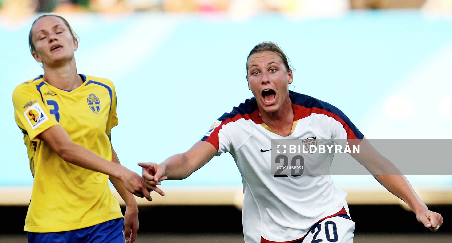  Abby Wambach, jubel. 