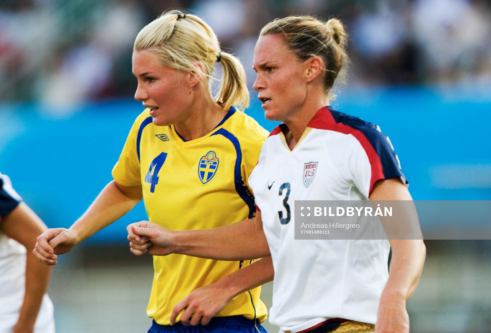 Hanna Marklund och  Christie RAMPONE