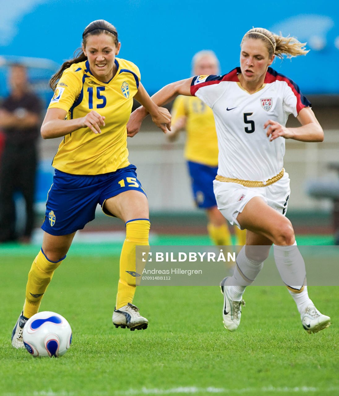 Therese Sjögran och  Lindsay TARPLEY