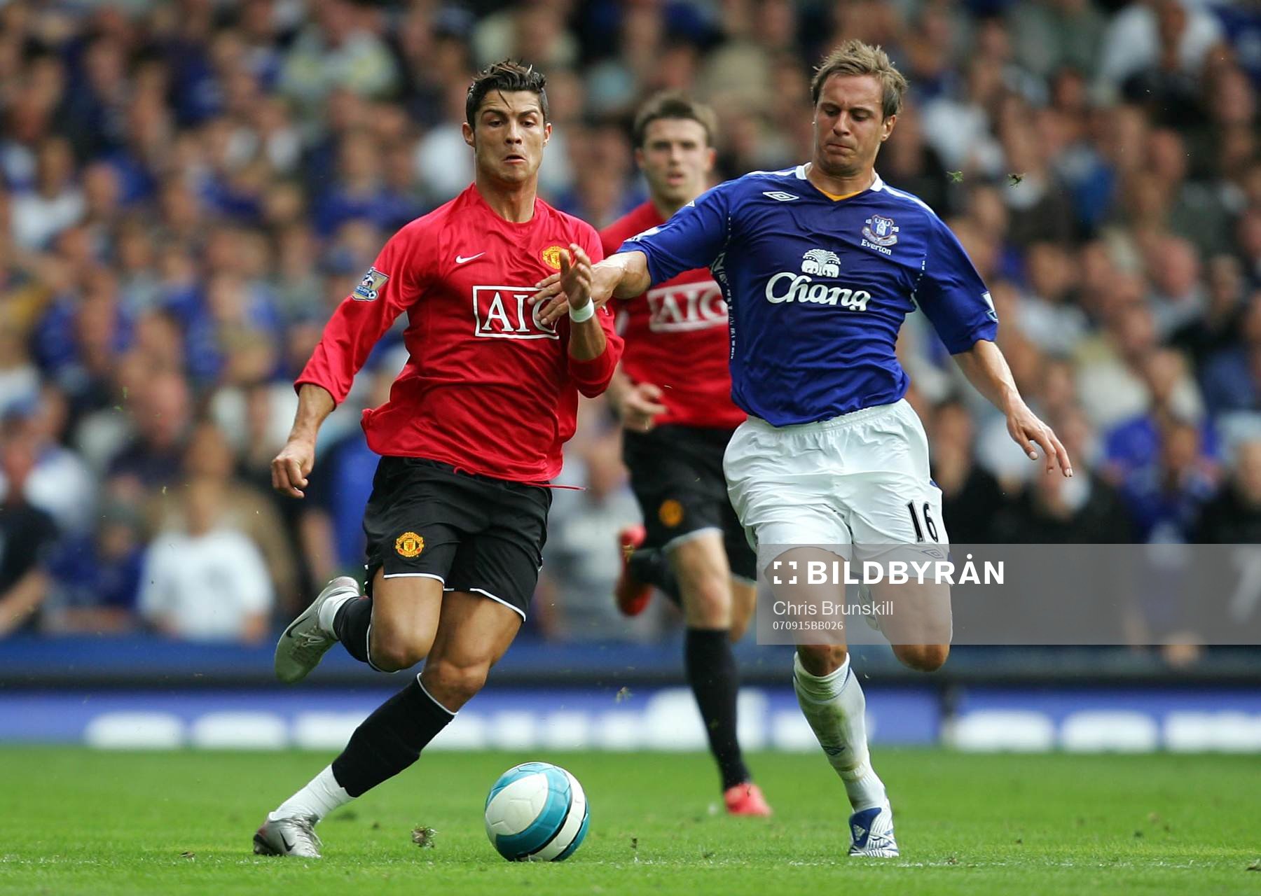 Fotboll, Premier League (Engelsk Liga), Everton v