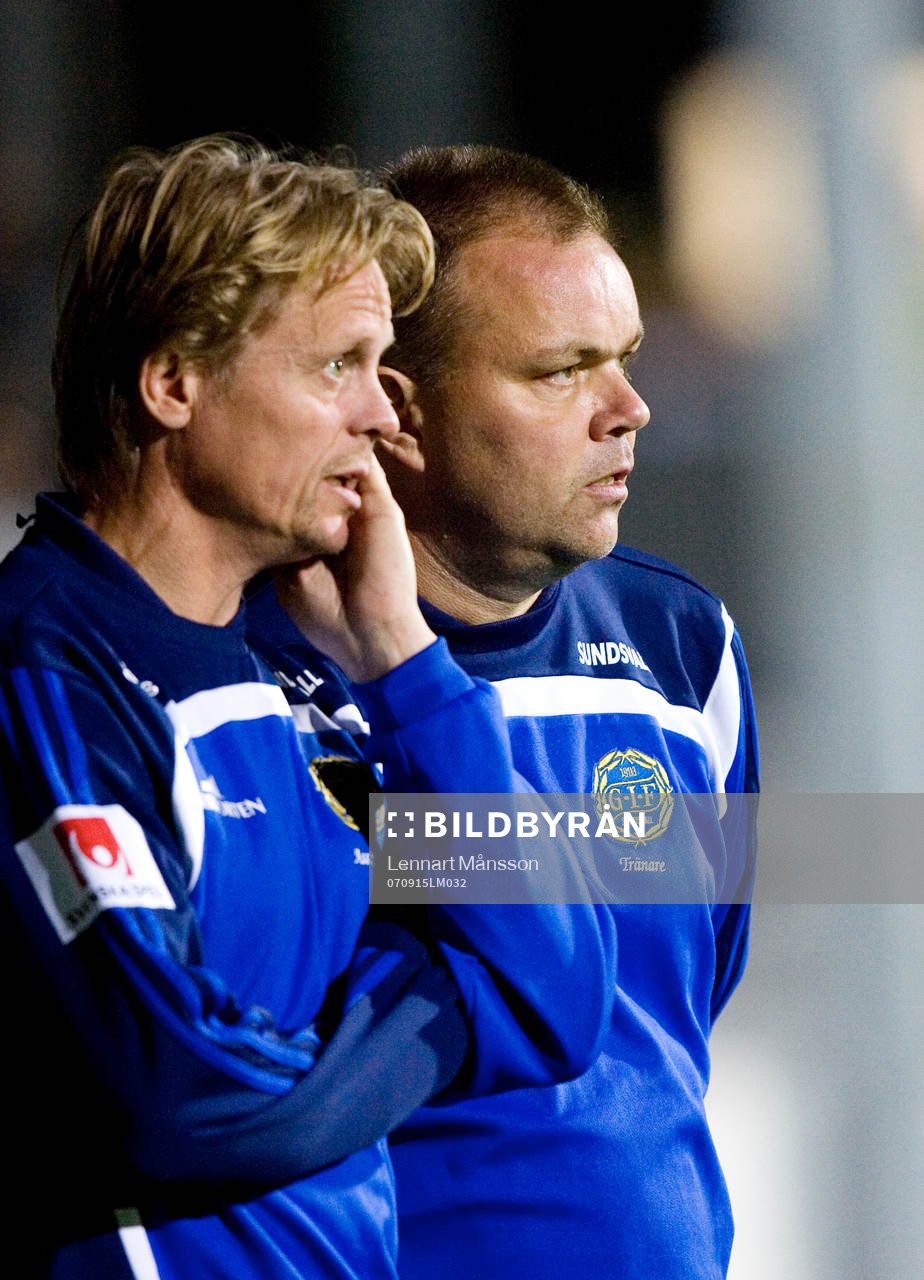 Lars Andersson, assisterande tränare och Mika Sankala,