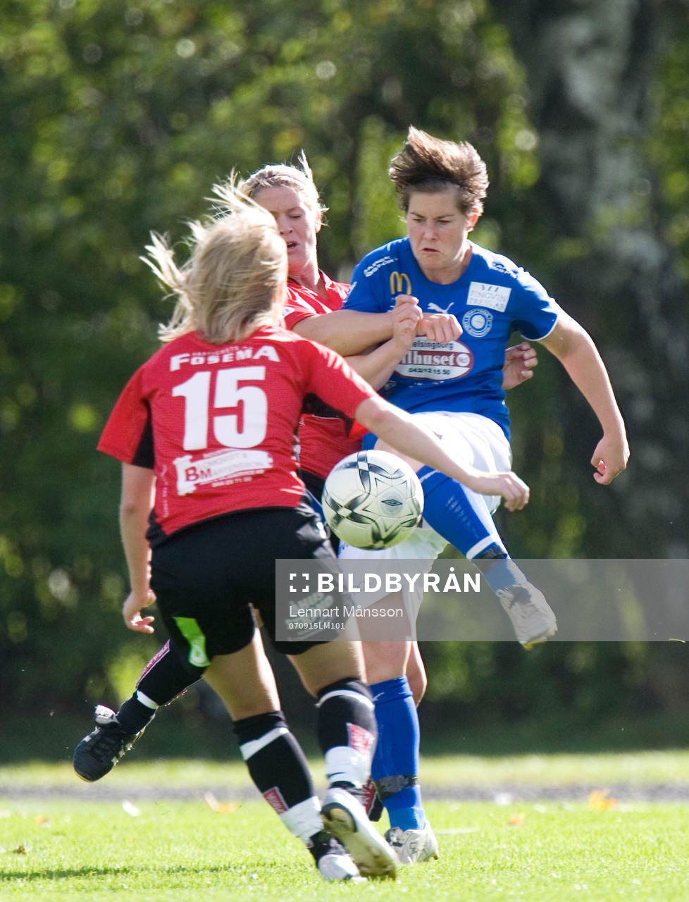 Maria Westerblad, Stattena, mot Sofie Persson och Carolin