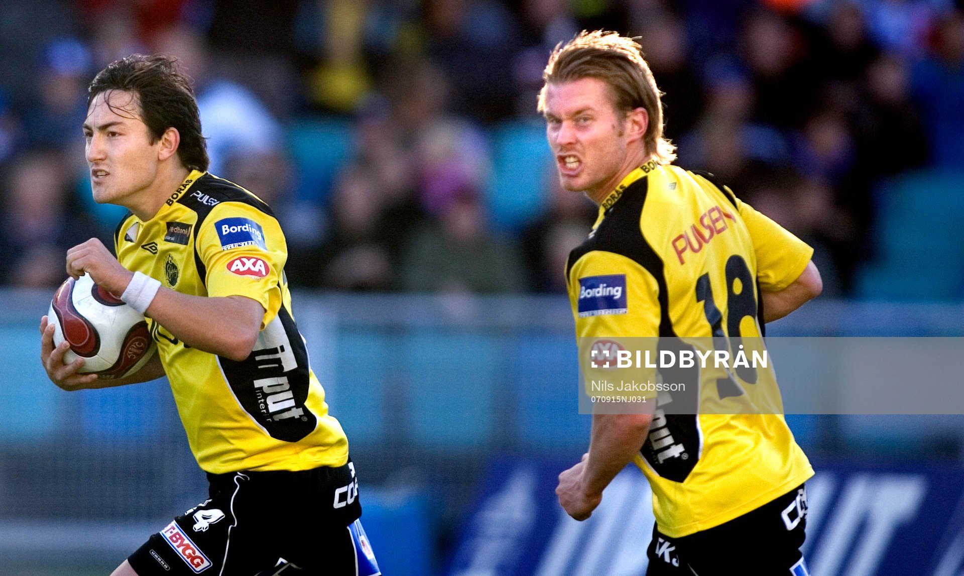 Stefan Ishizaki, Fredrik Berglund, Elfsborg, jubel