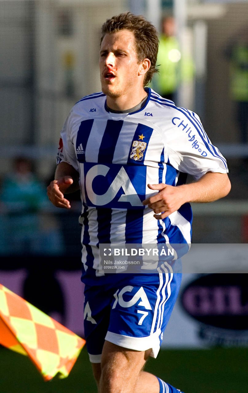 Tobias Hysen, Göteborg, debut, näsblod
