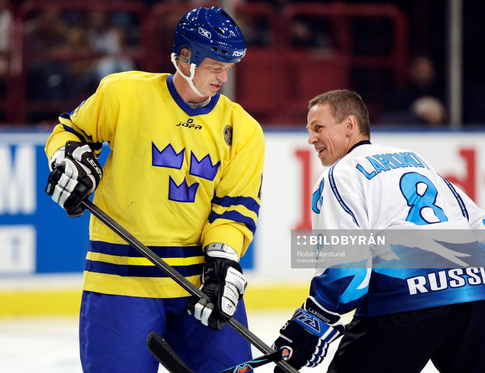 Ishockey, Vänskapsmatch, 80-tal, Team Sverige - Team