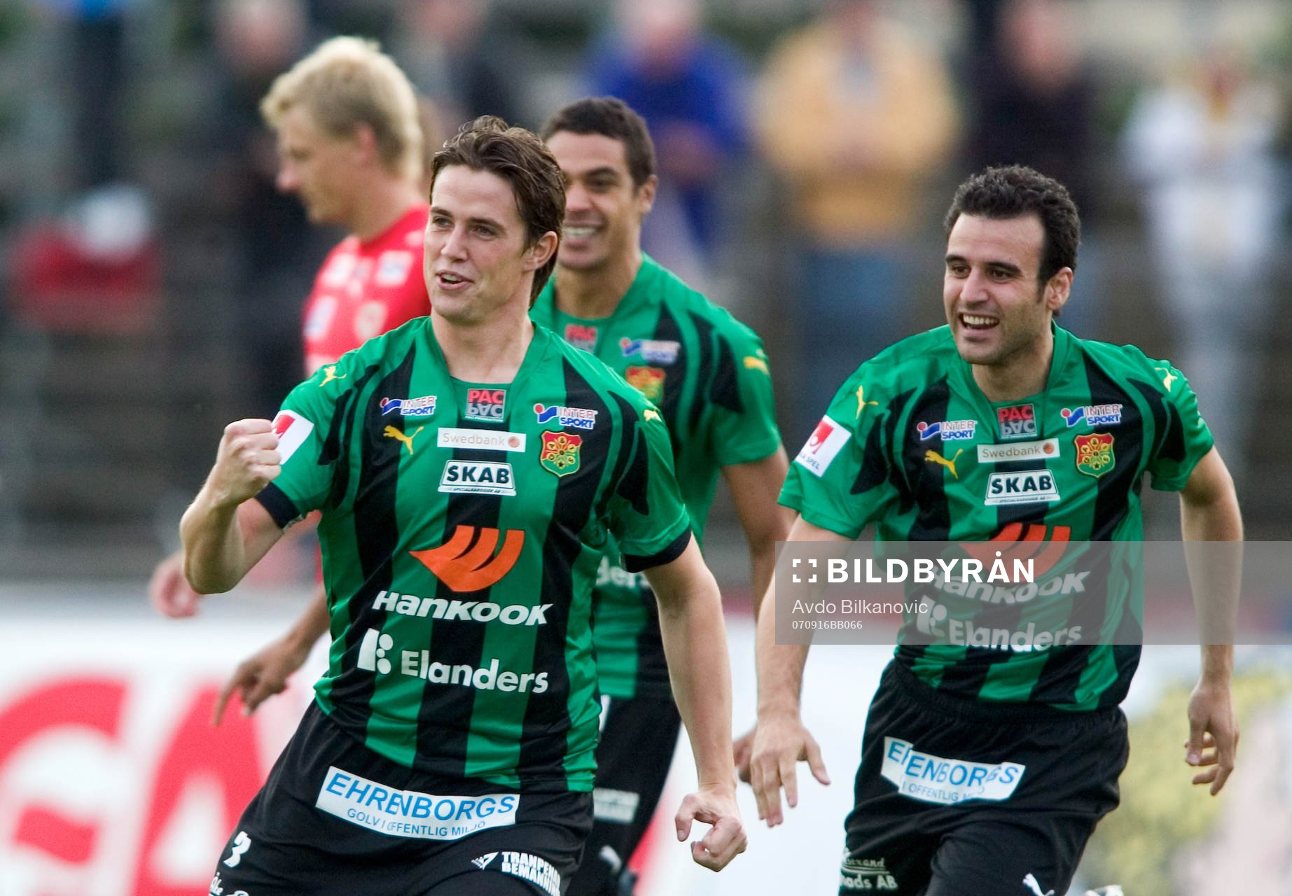 Andreas Tobiasson, Gais, jubel efter 1-0 målet 