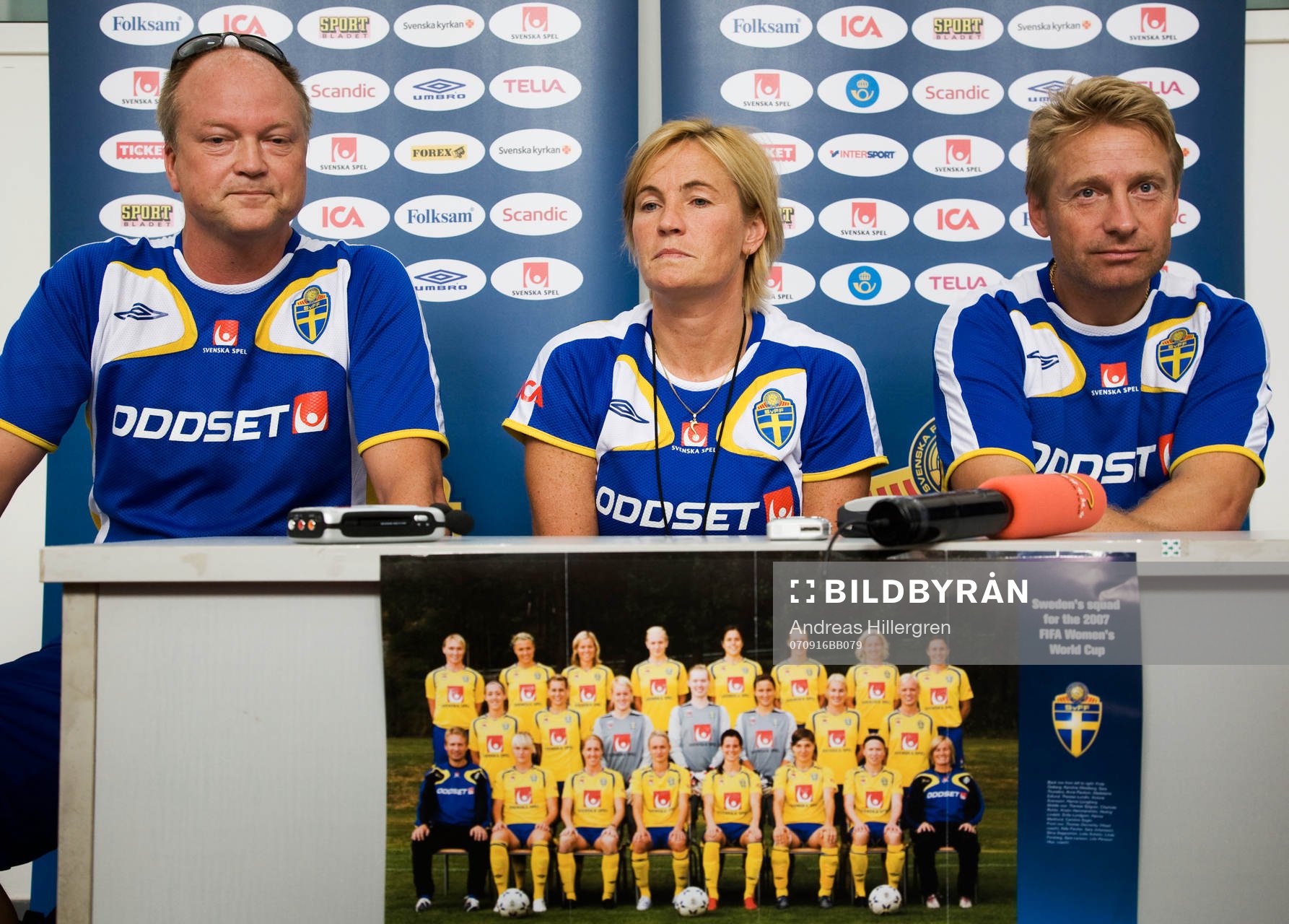 Thomas Dennerby, förbundskapten, Lilie Persson, ass.