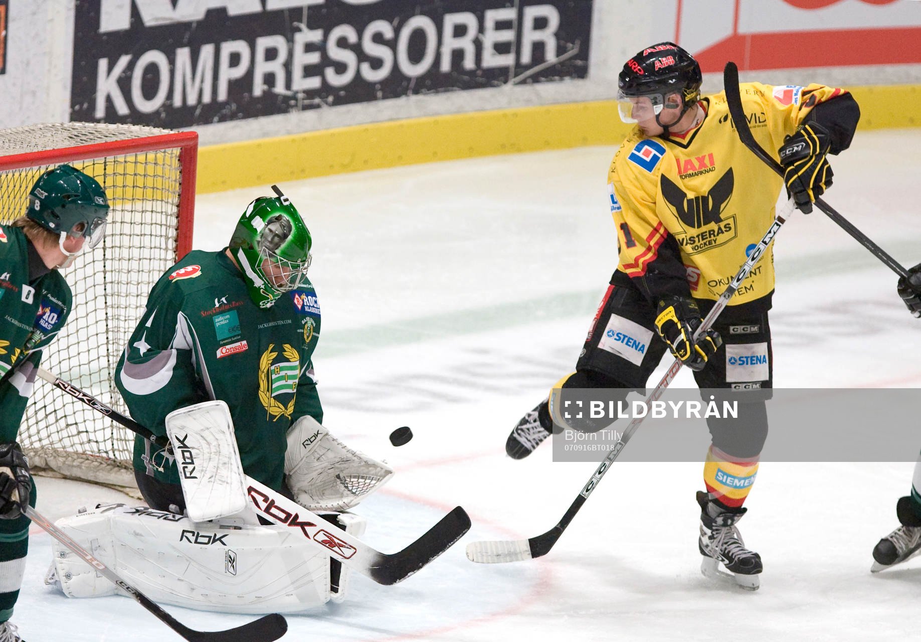 Henrik Karlsson, målvakt, Hammarby och Kalle Olsson,
