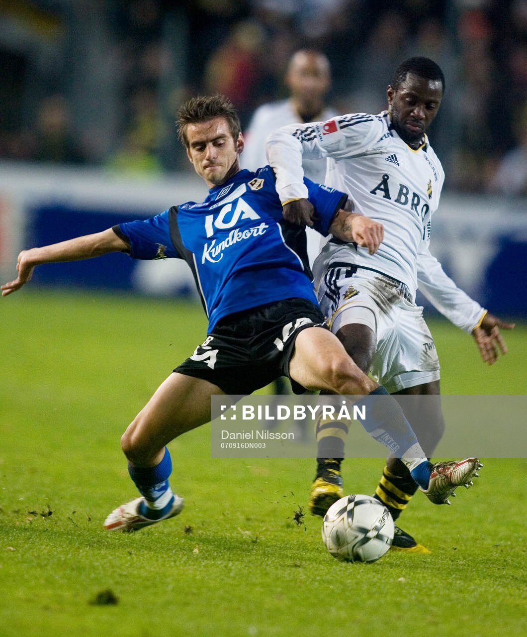 Björn Anklev, Halmstad och Dulee Johnson, AIK