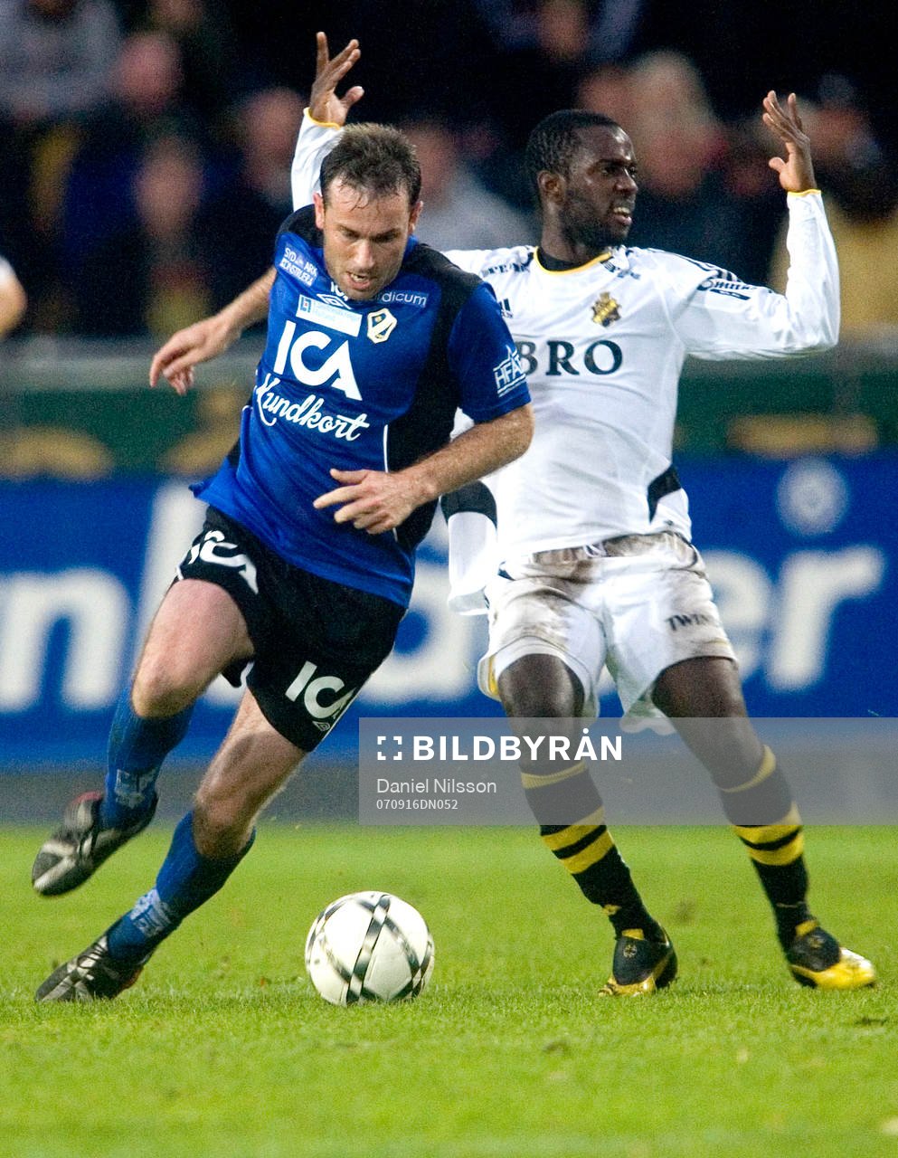 Hasse Mattisson, Halmstad och Dulee Johnson, AIK