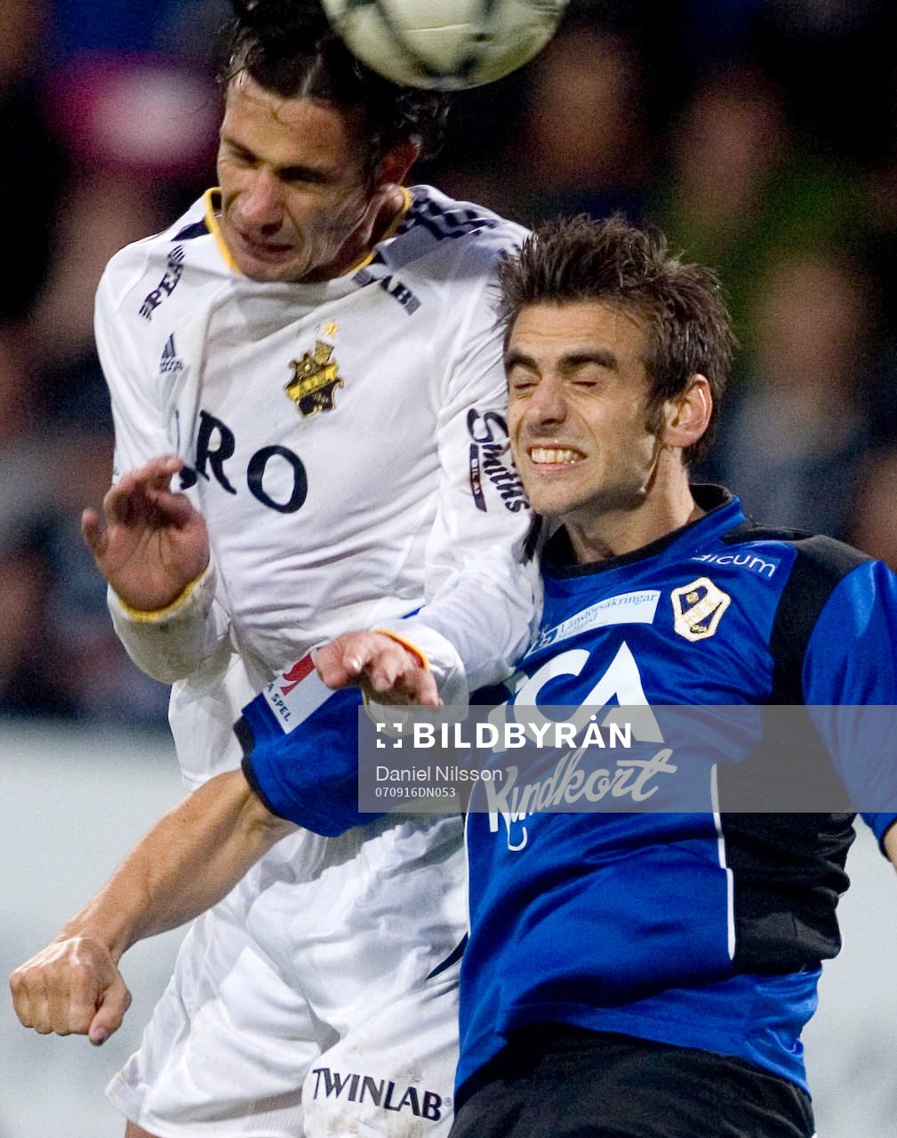 Martin Fribrock, Halmstad och Ivan Obolo, AIK