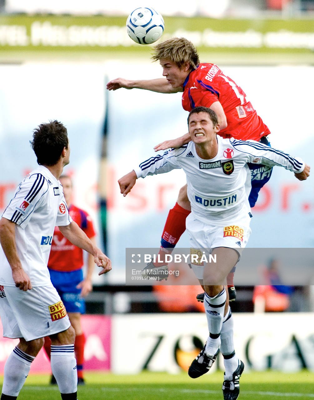 Philip Haglund, BP och Olafur Skulason, HIF