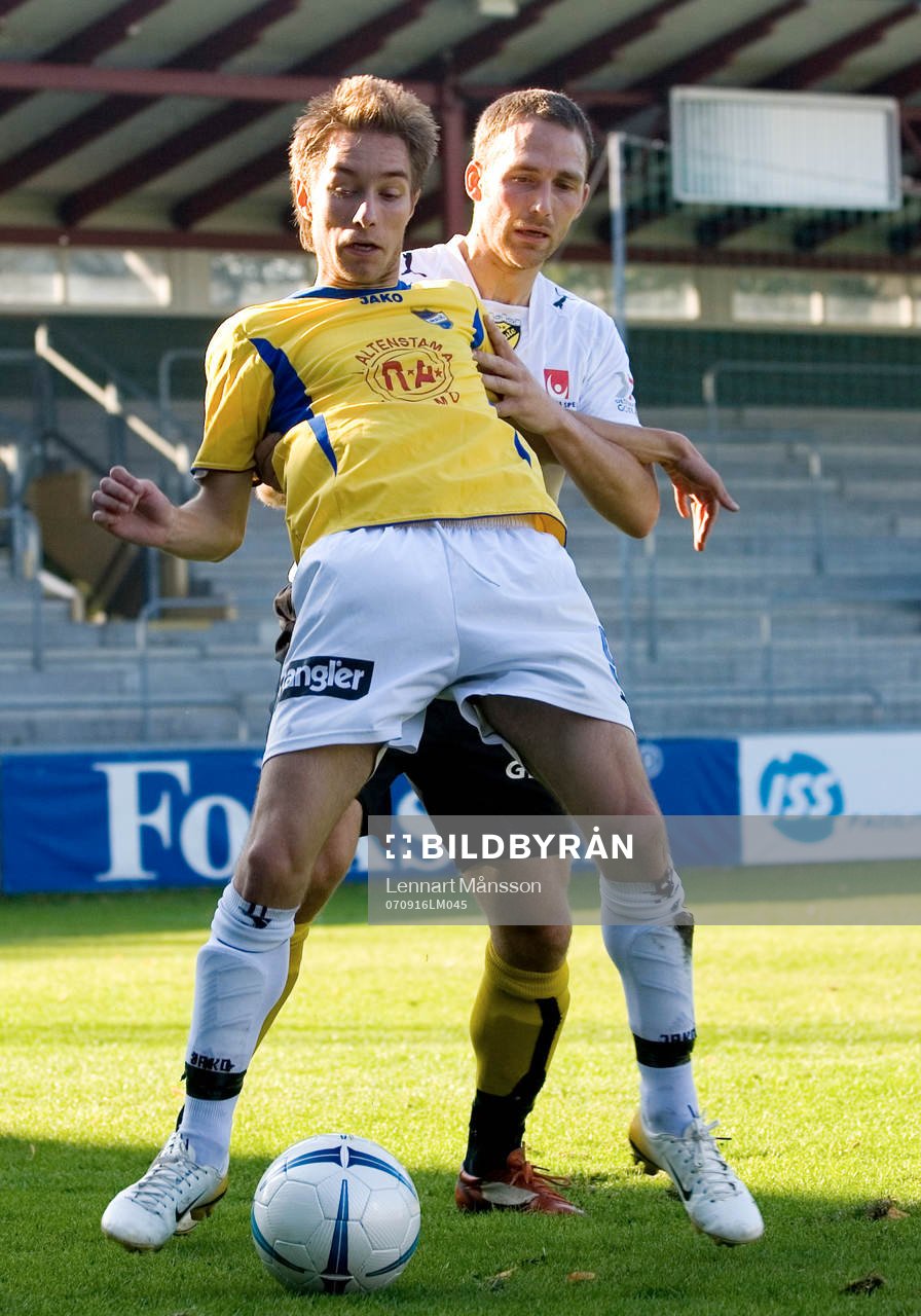 Daniel Jovanovic, IFK Malmö och Daniel Backéus, Visby Gute