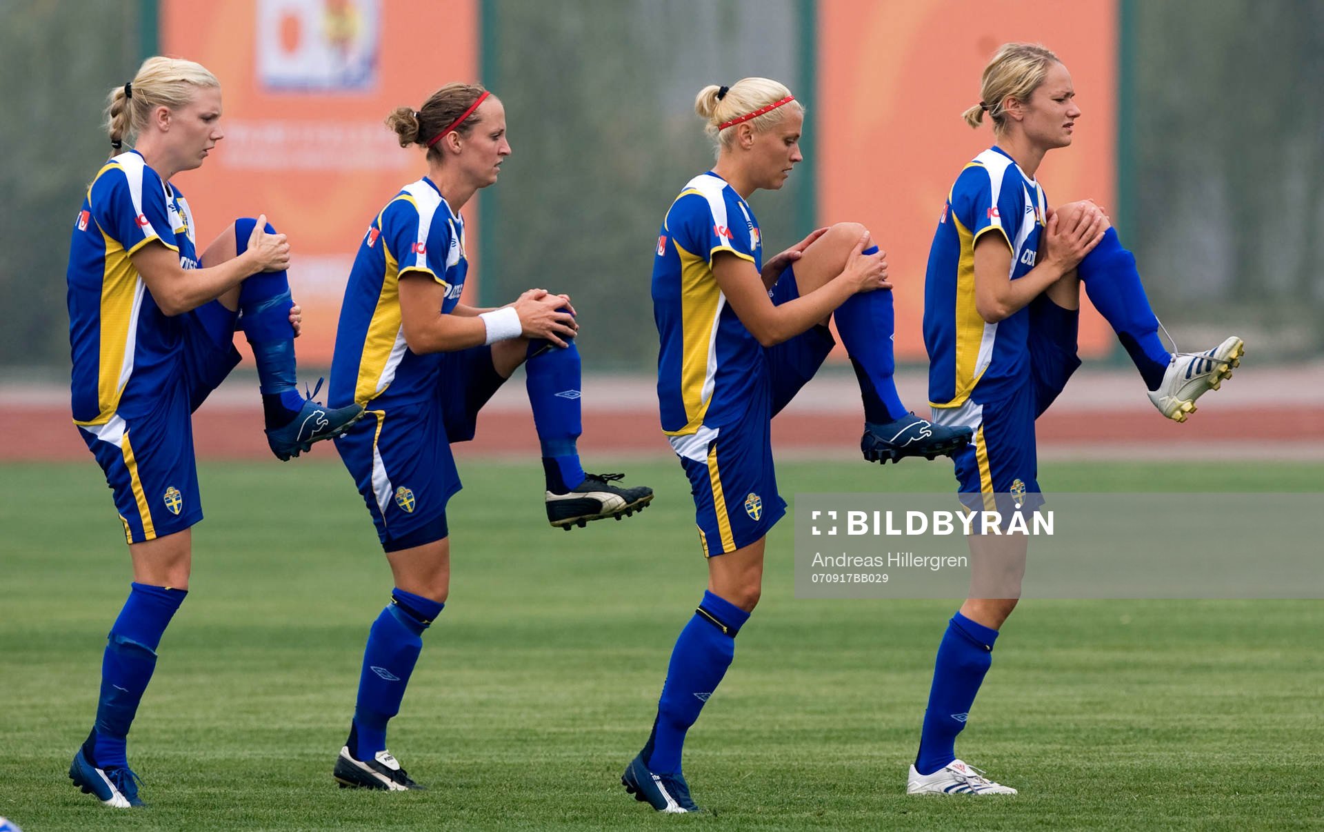 Anna Paulsson, Therese Lundin, Karolina Westberg och Stina