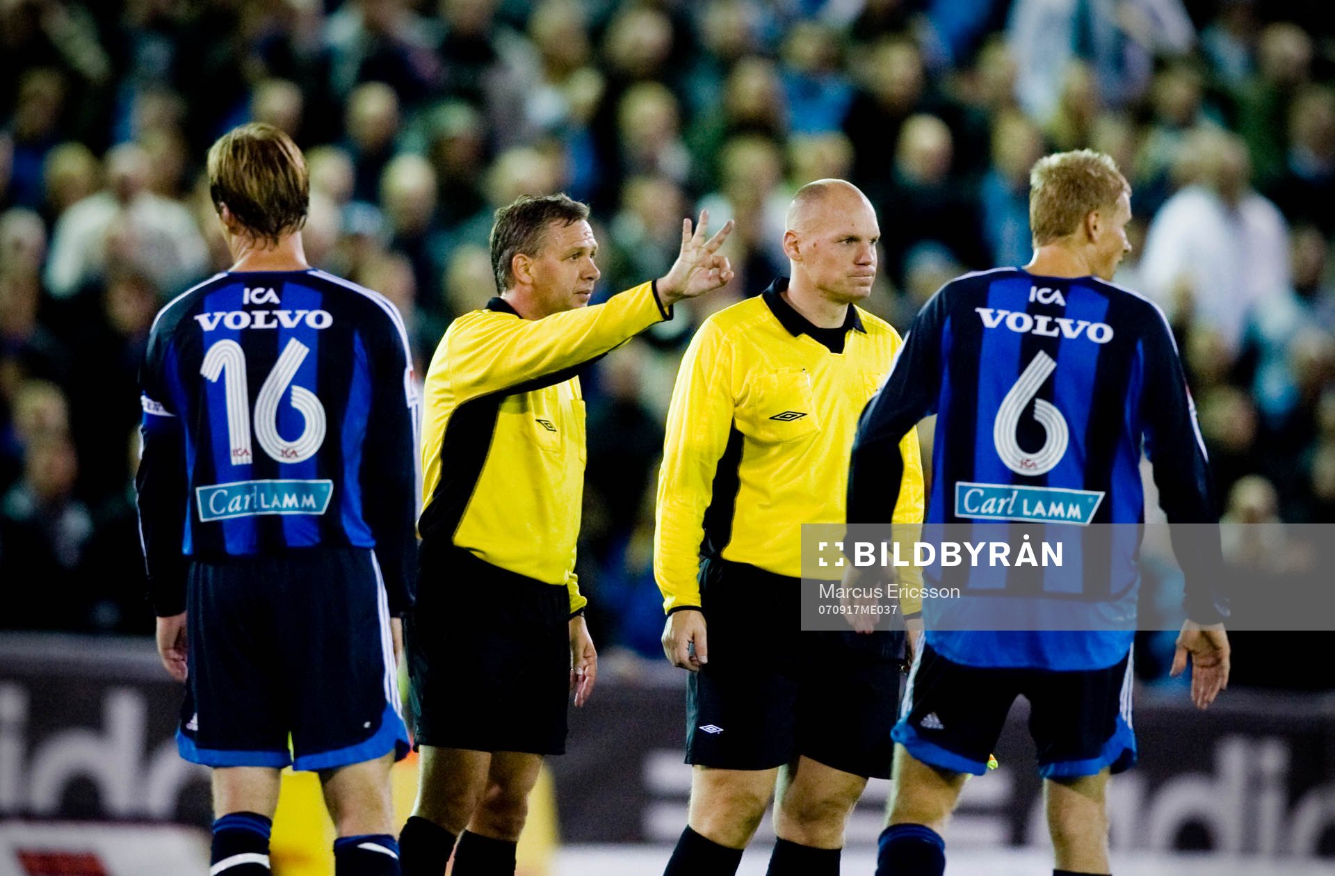 Åke Andreasson, Domare visar att 3 minuter är över