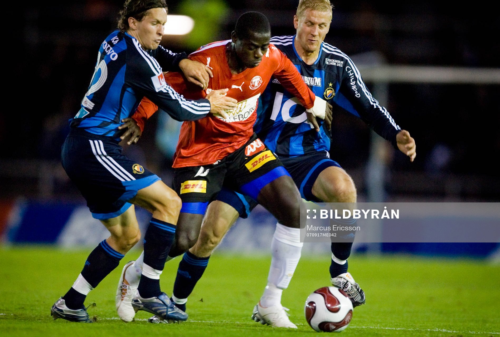 Andrej Komac, Djurgården, Michael Mensah, Trelleborg, och