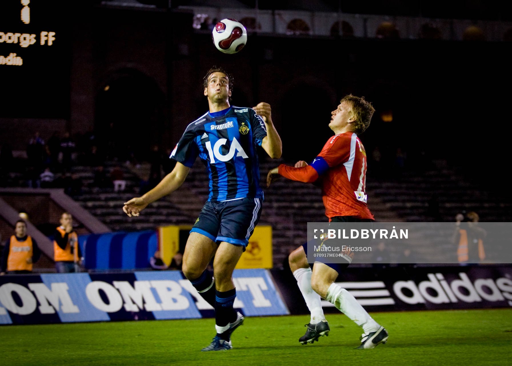 Mikael Dahlberg, Djurgården, och Linus Malmqvist,