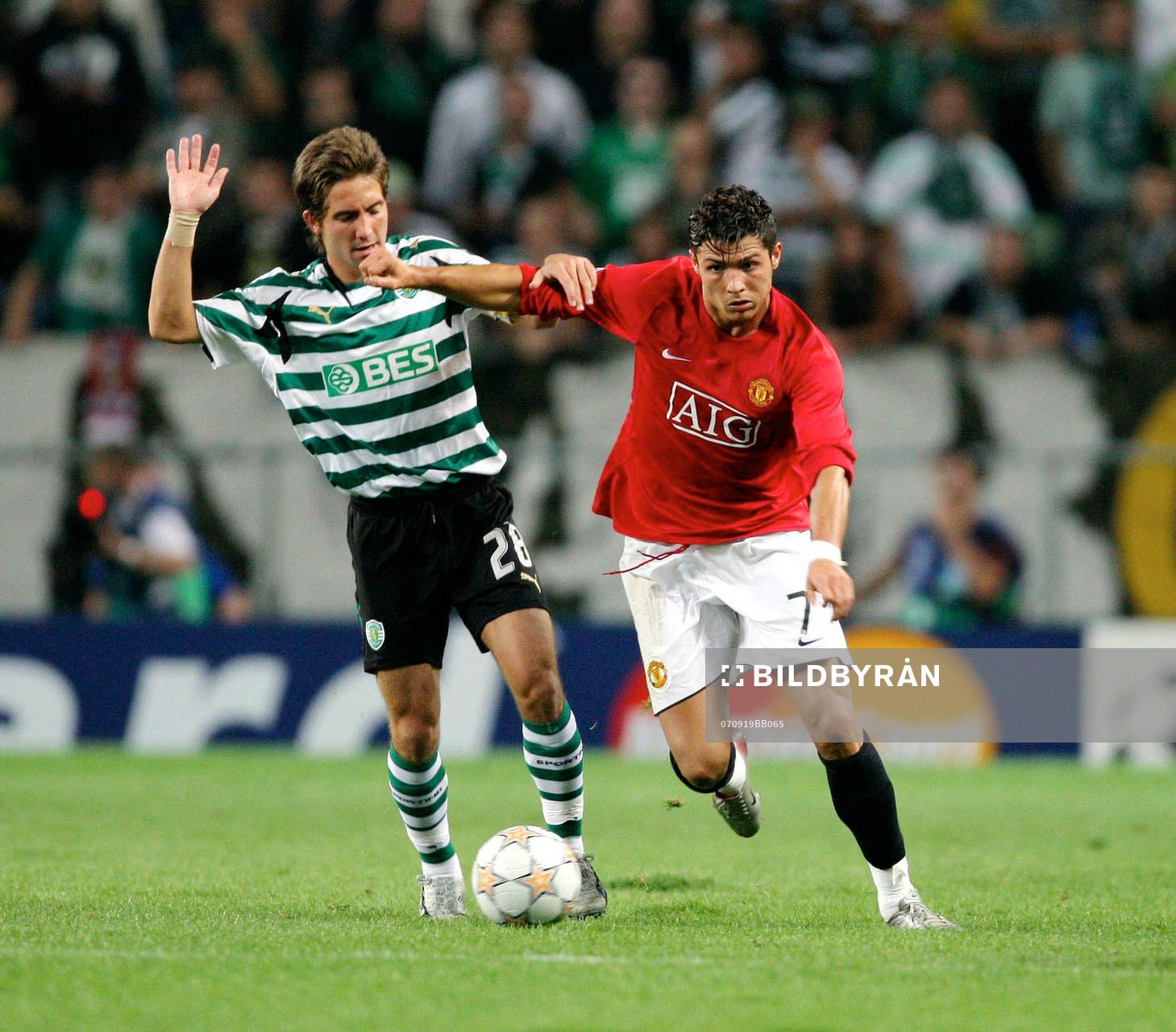  Joao Moutinho och Cristiano Ronaldo 