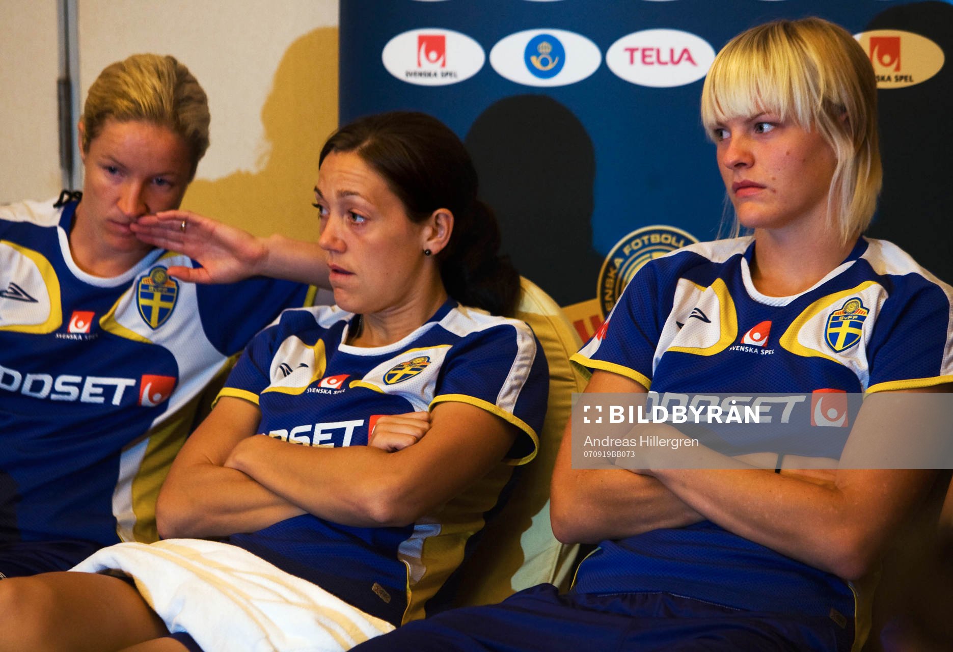Fotboll, Dam, VM, presskonferens, Sverige åkte ur