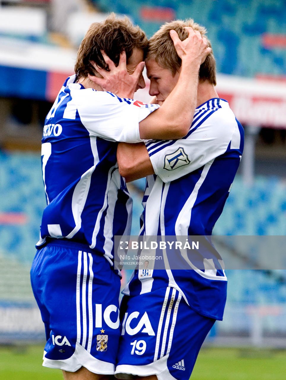 Tobias Hysen, Pontus Wernbloom, Göteborg, jubel