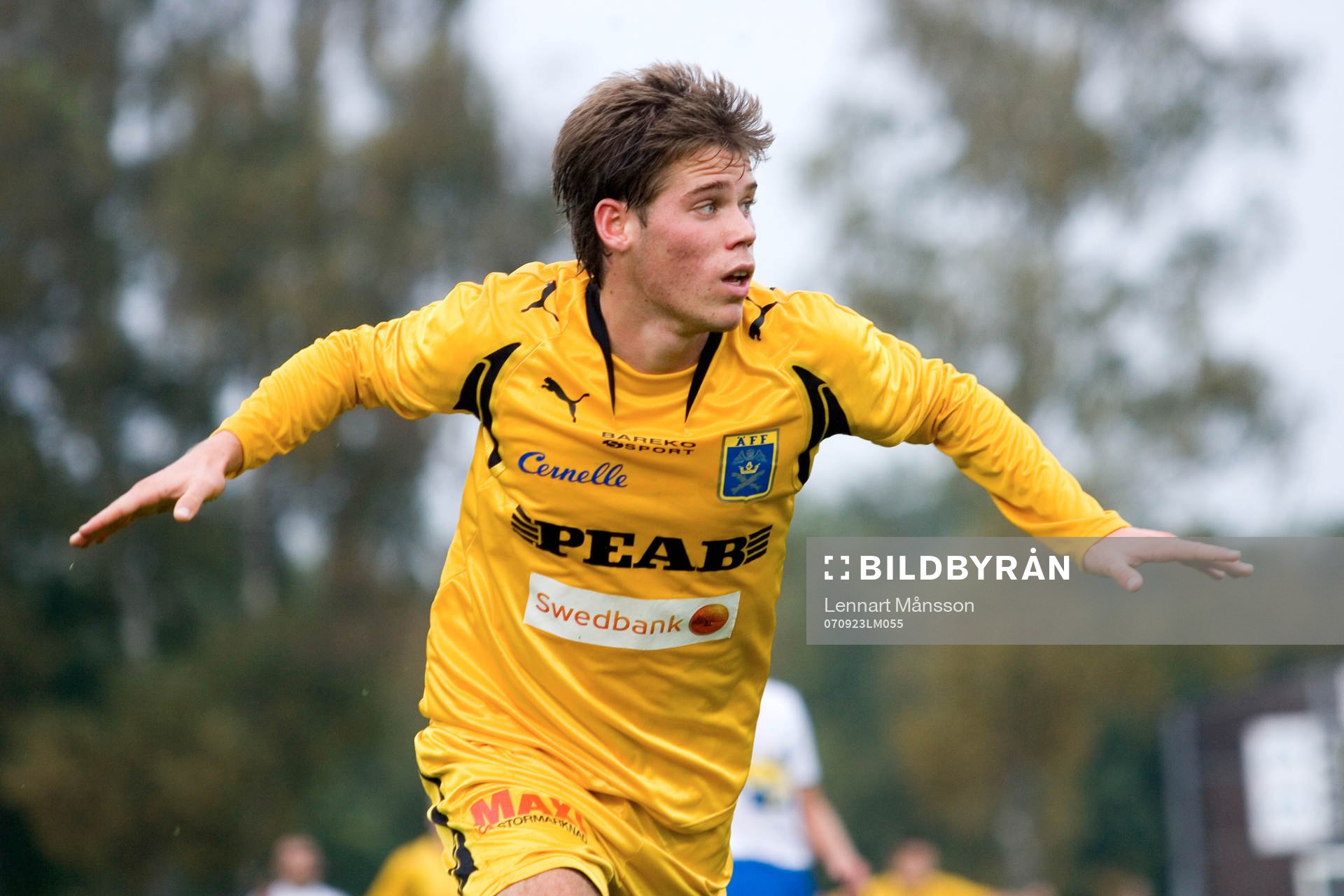 1-0, Emil Salomonsson, som flyger mot superettan