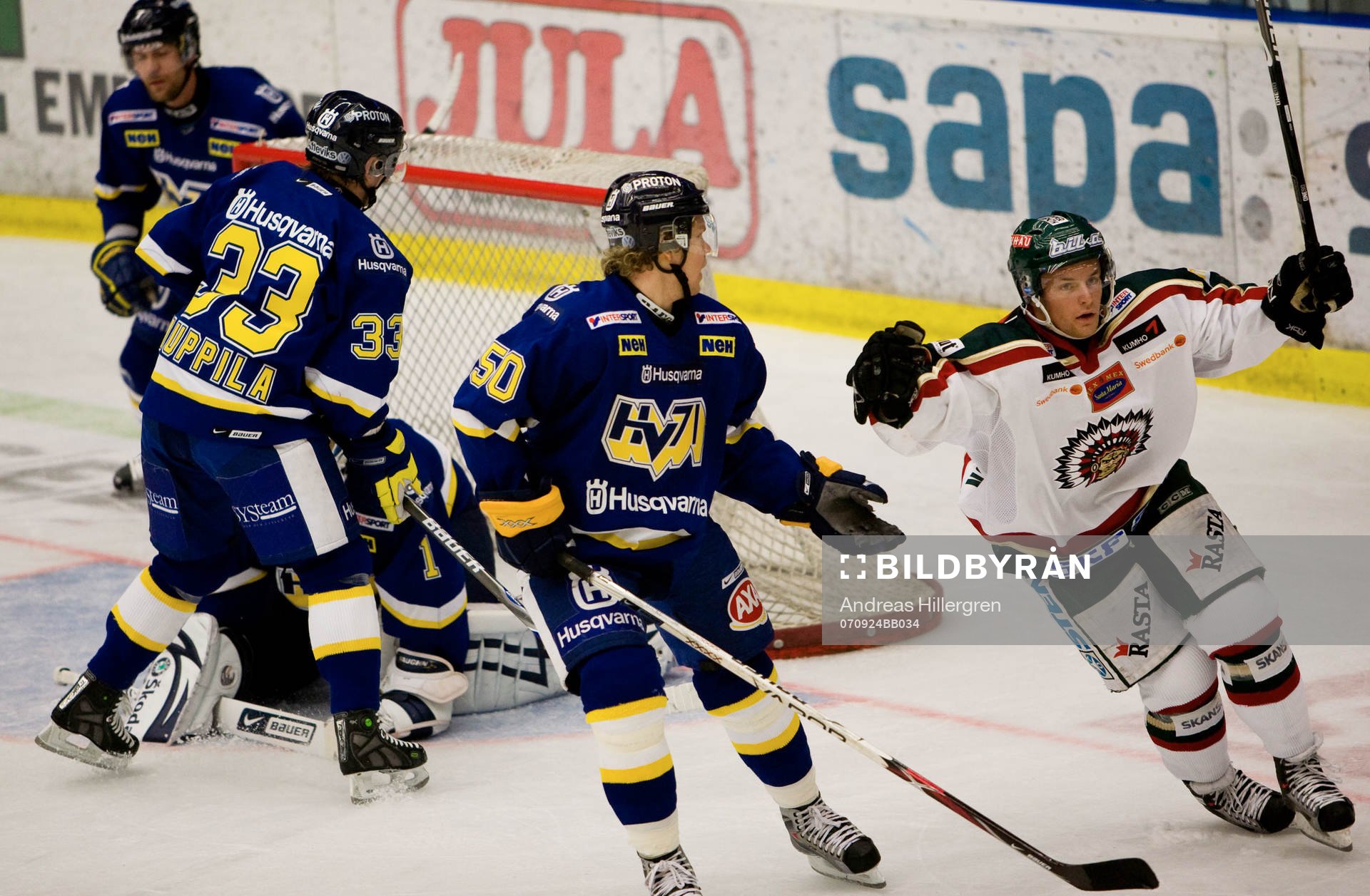 Fredrik Pettersson, Frölunda, jubel