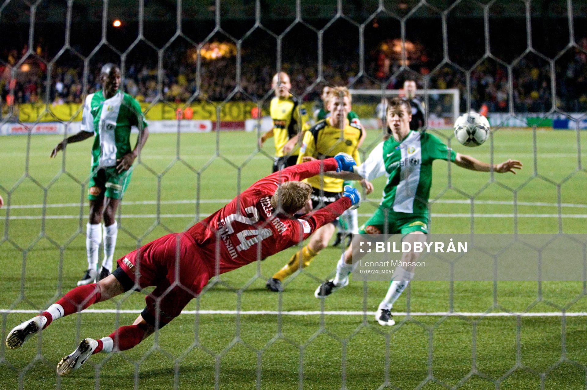 Erland Hellström, målvakt, Sebastian Eguren
