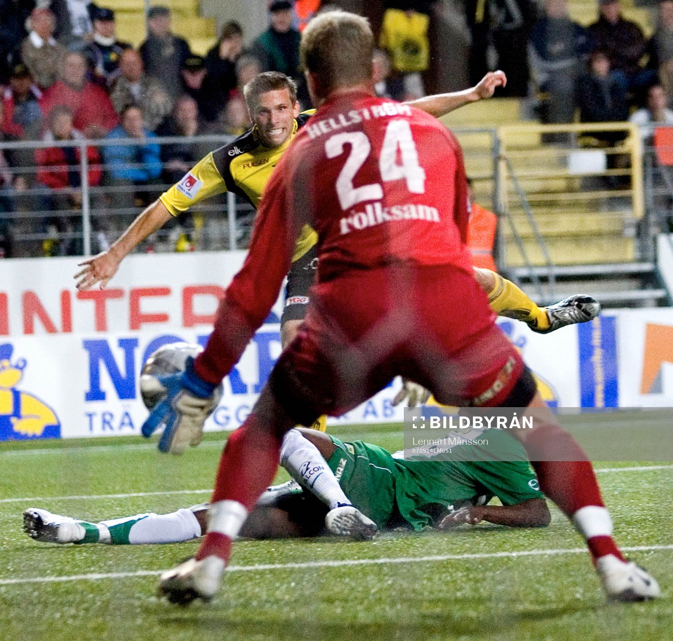 Erland Hellström, målvakt, Anders Svensson