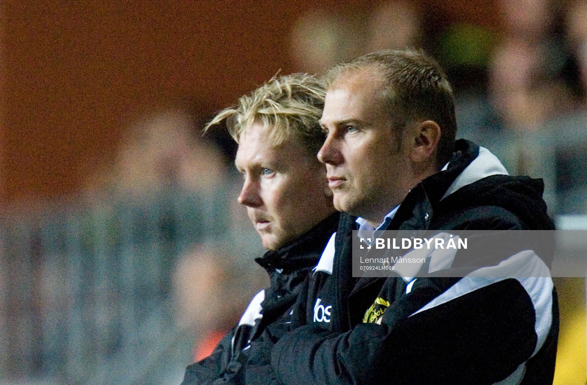 Peter Wettergren och Magnus Haglund, tränare