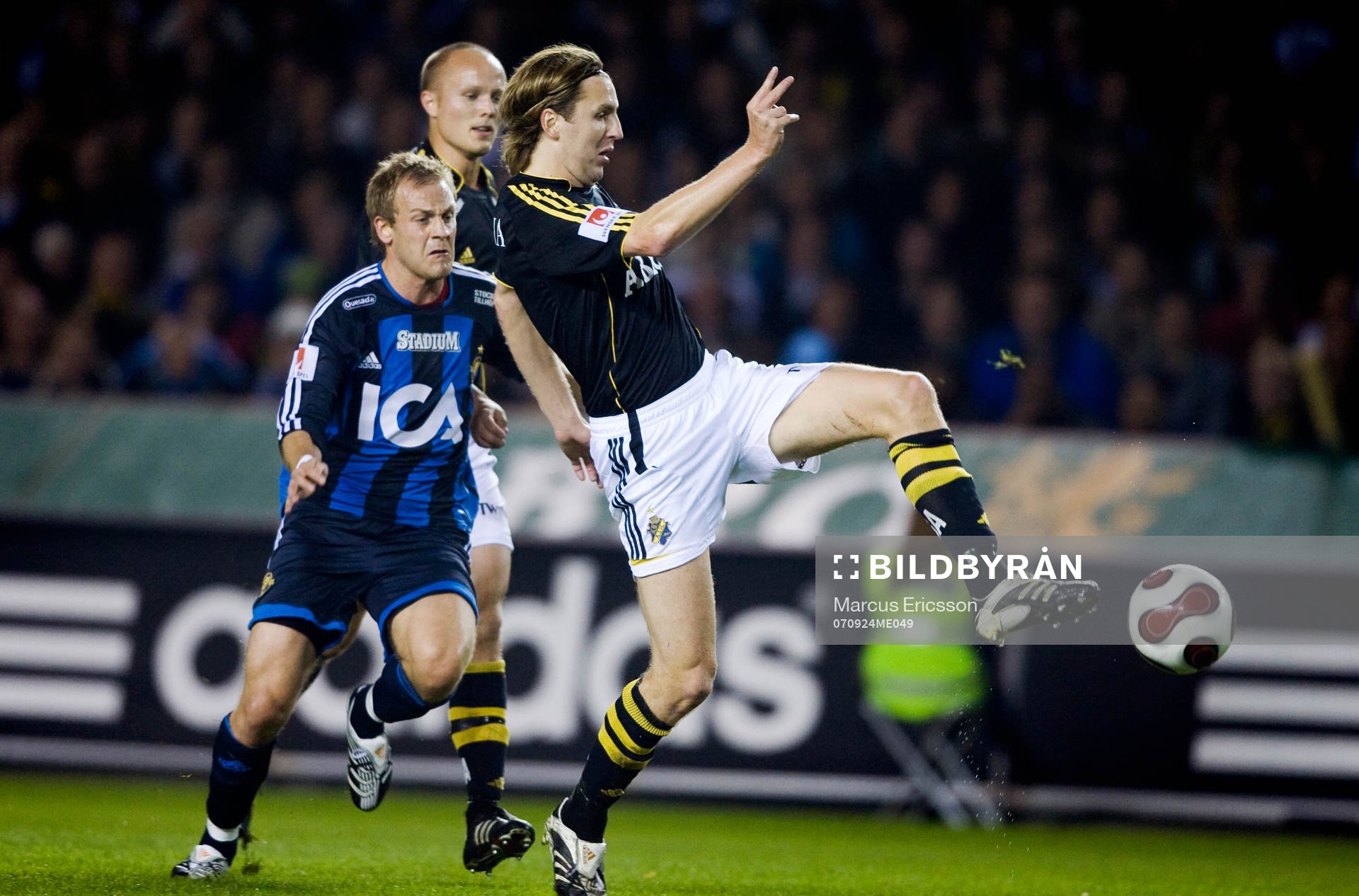 Nils-Eric Johansson, AIK,  Daniel Sjölund, Djurgården
