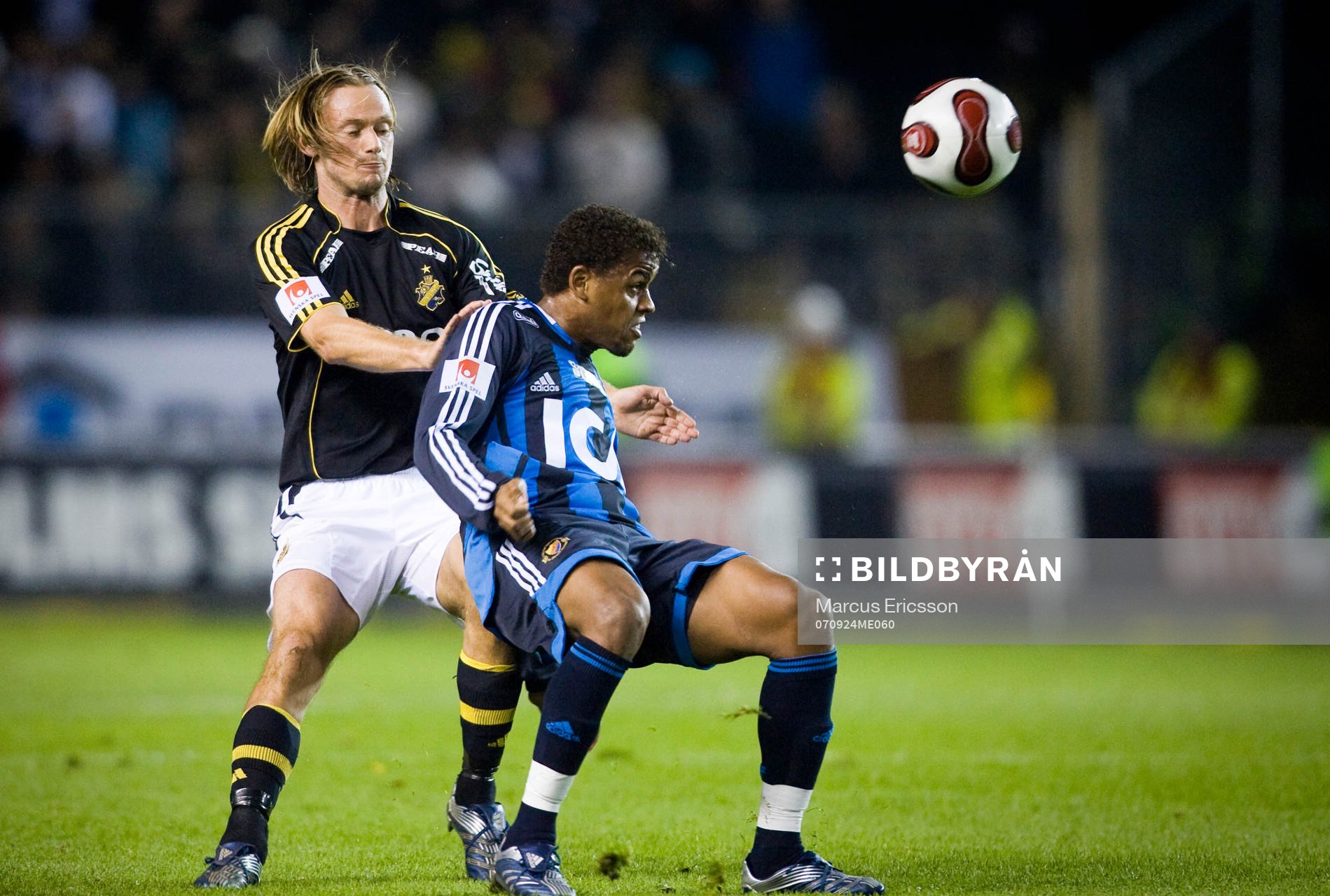 Patrik Karlsson, AIK och Thiago Quirino Da Silva,