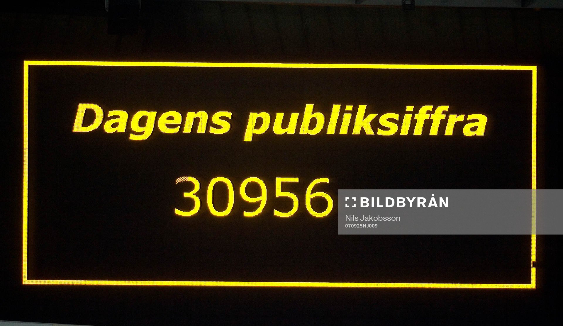 Publiksiffra, skylt