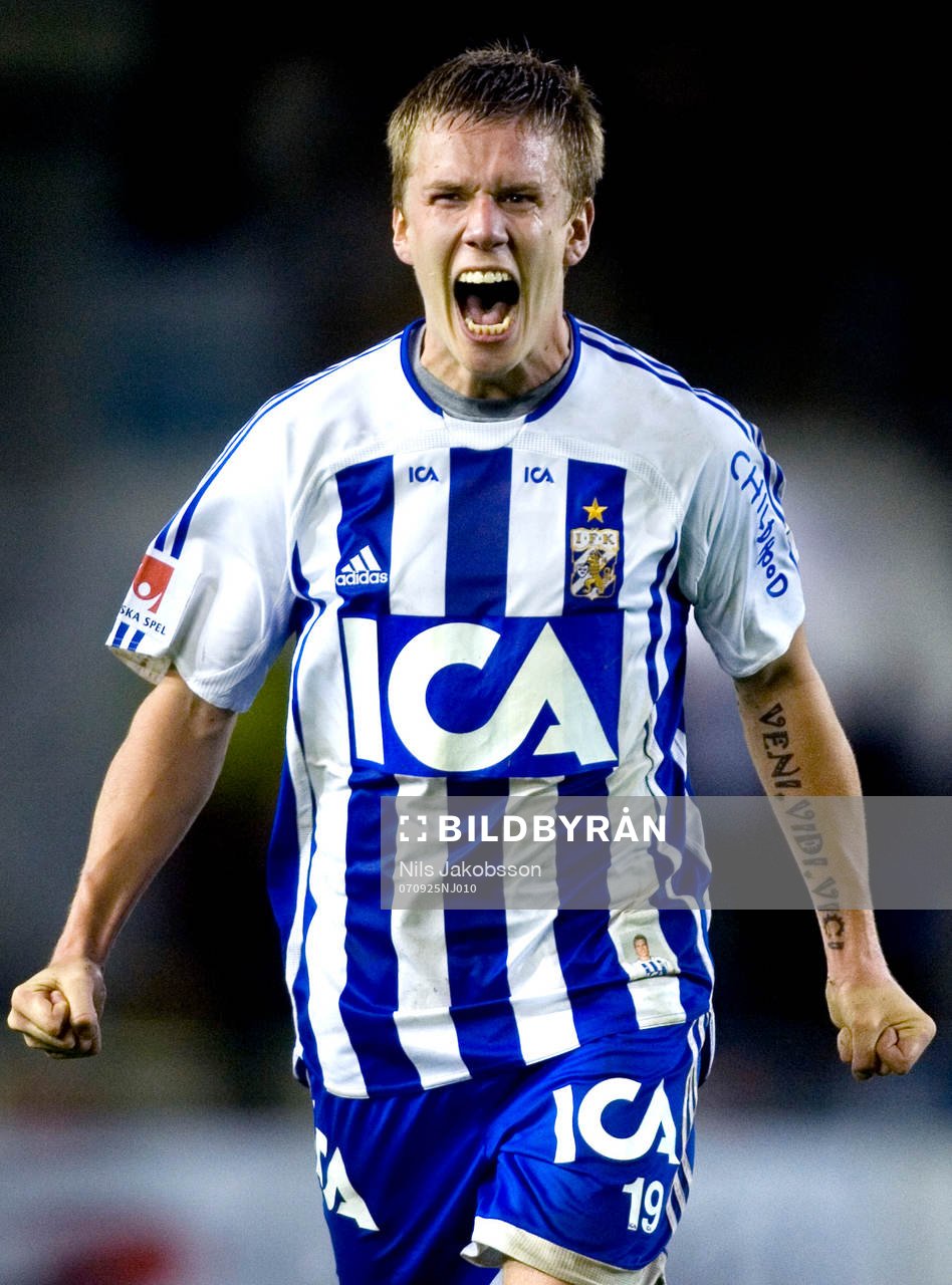 Pontus Wernbloom,  jubel, skriker