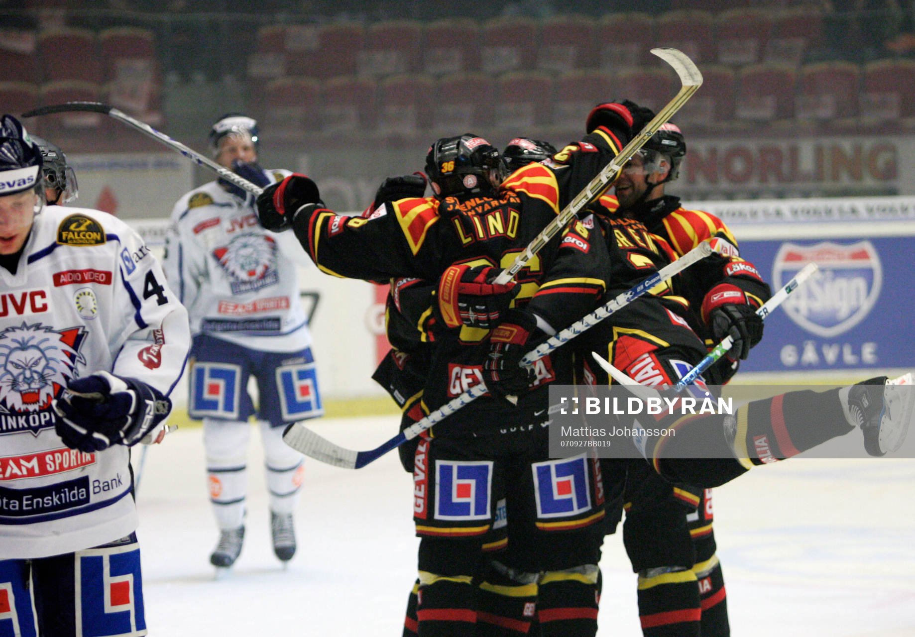 Mikael Lindh,Brynäs, jubel, glädje
