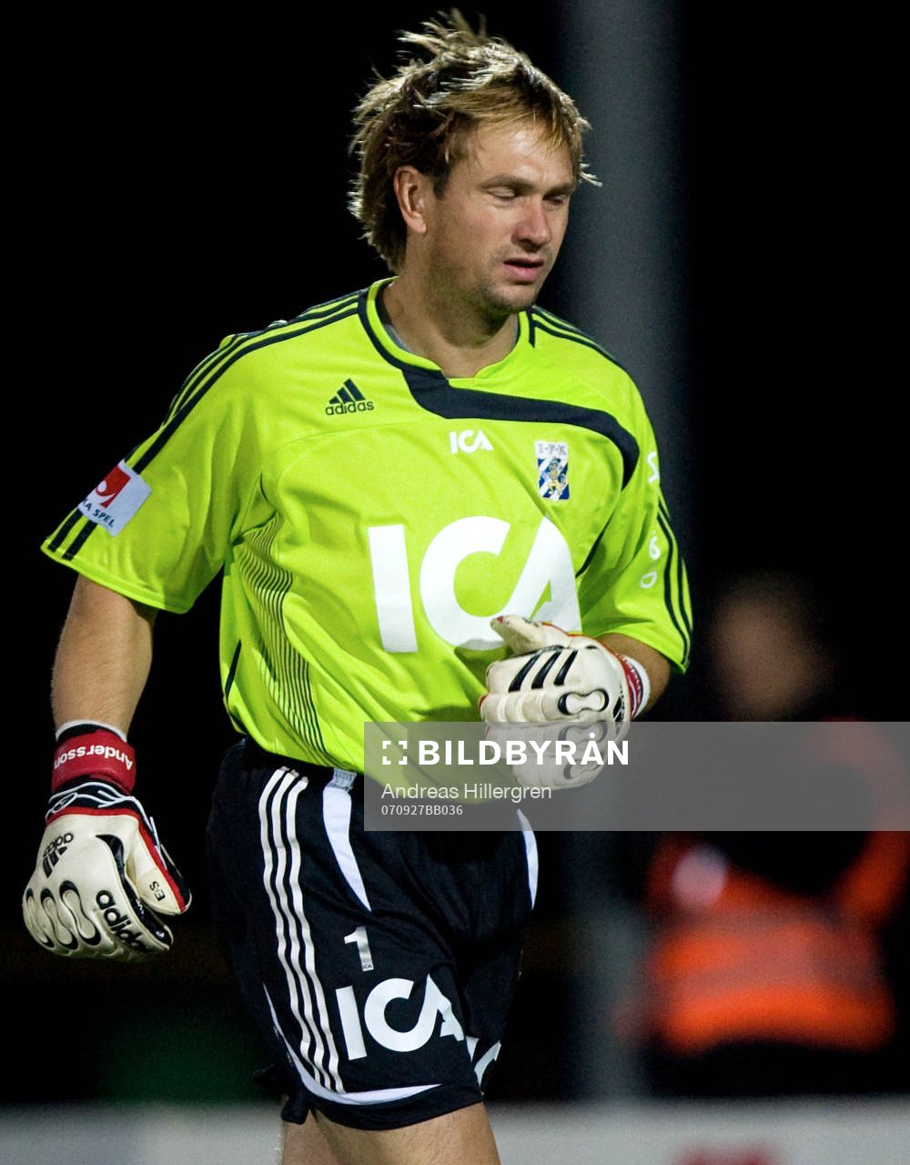 Bengt Andersson, målvakt,  Göteborg