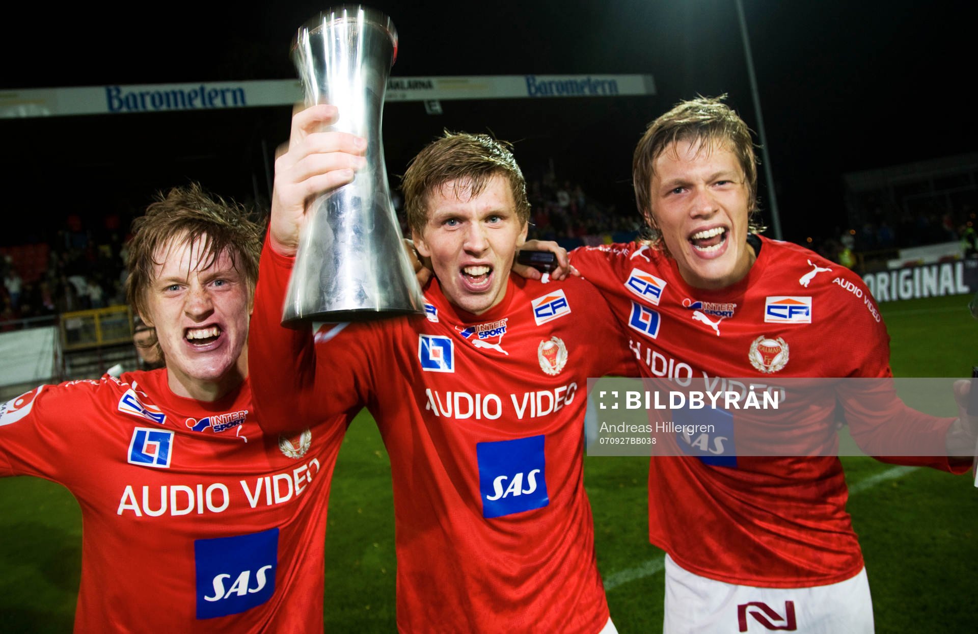   2-0 och Kalmar är cupmästare, Rasmus Elm, David Elm, Viktor Elm, Kalmar. pokal, jubel, glädje.