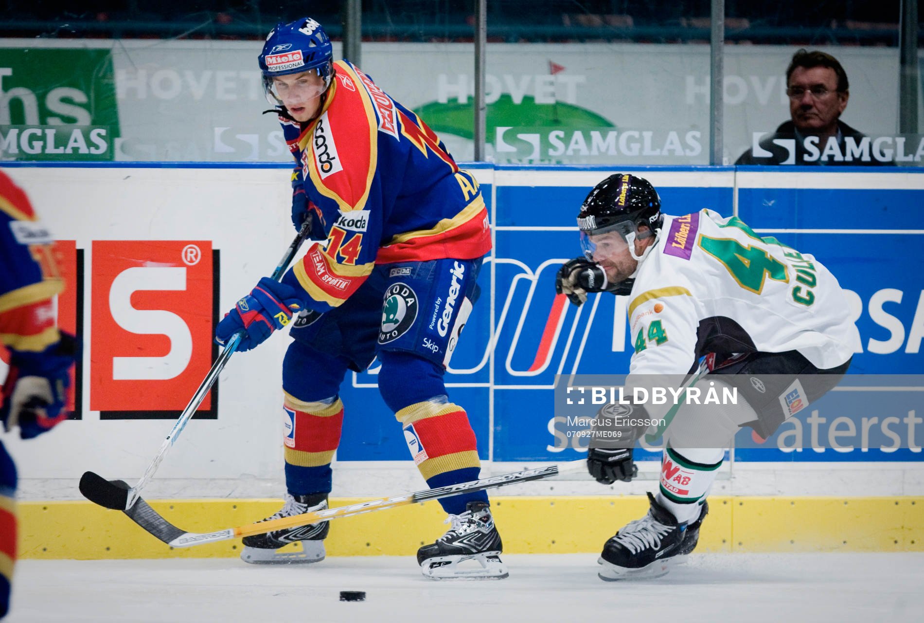 Dick Axelsson, Djurgården, och David Cullen, Färjestad