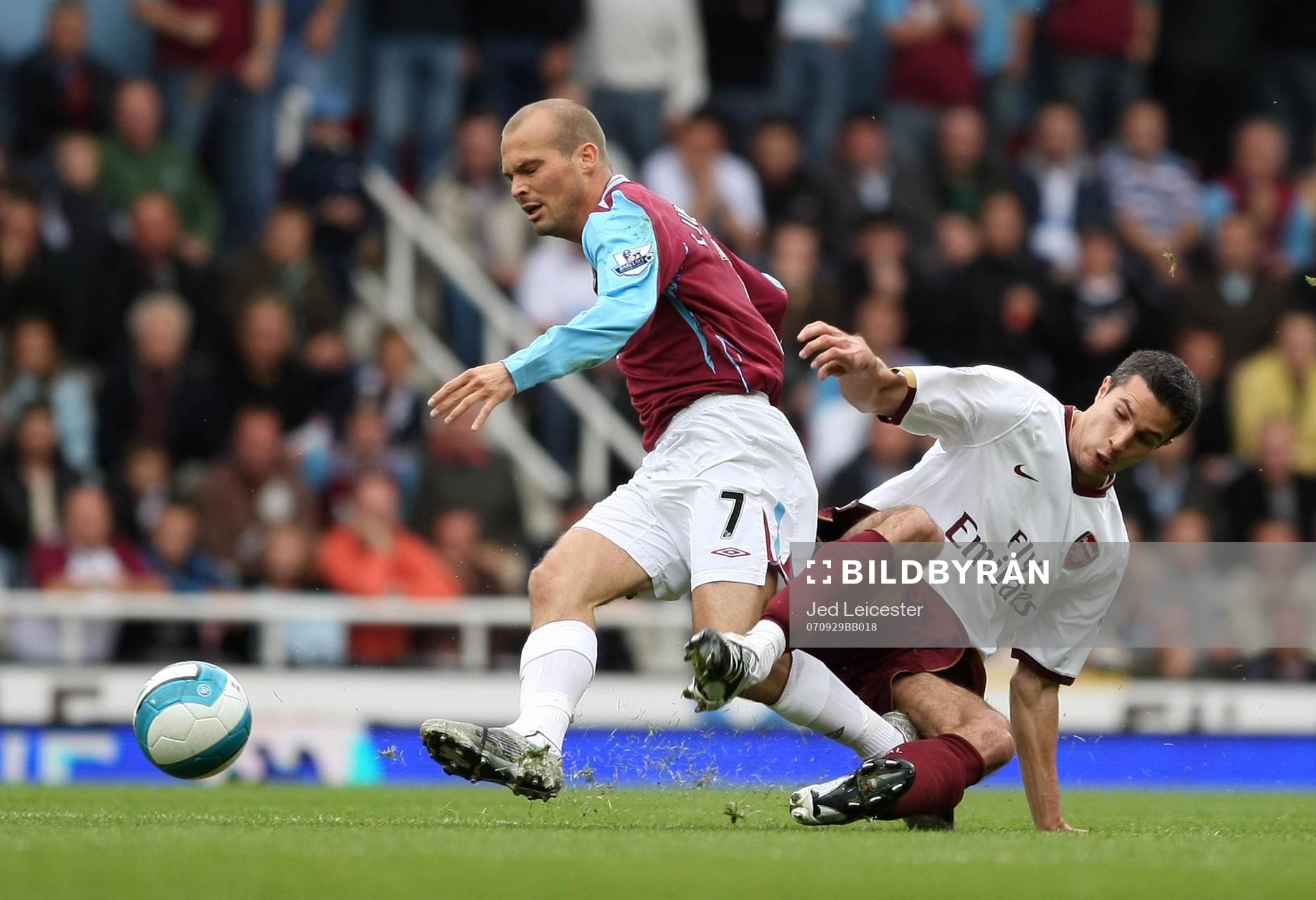 Fredrik Ljungberg, West Ham och Robin Van Persie, Arsenal