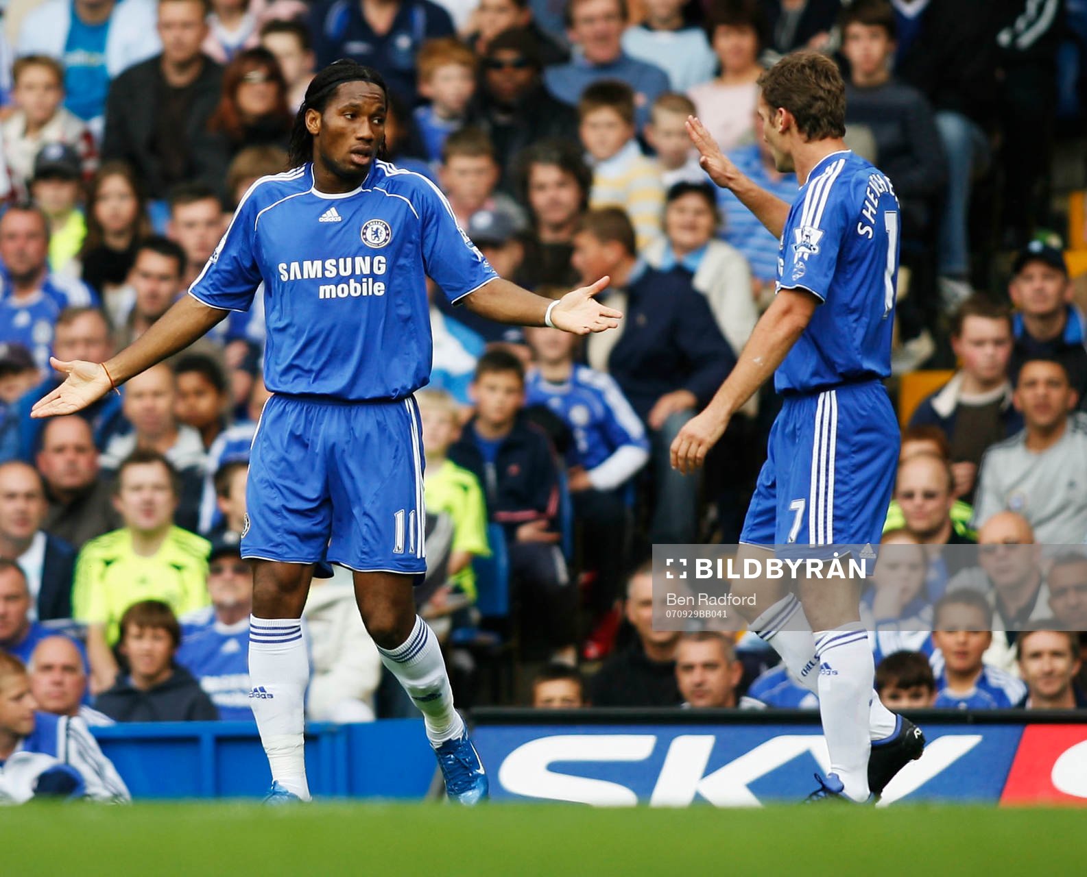 Didier Drogba och Andriy Shevchenko, Chelsea