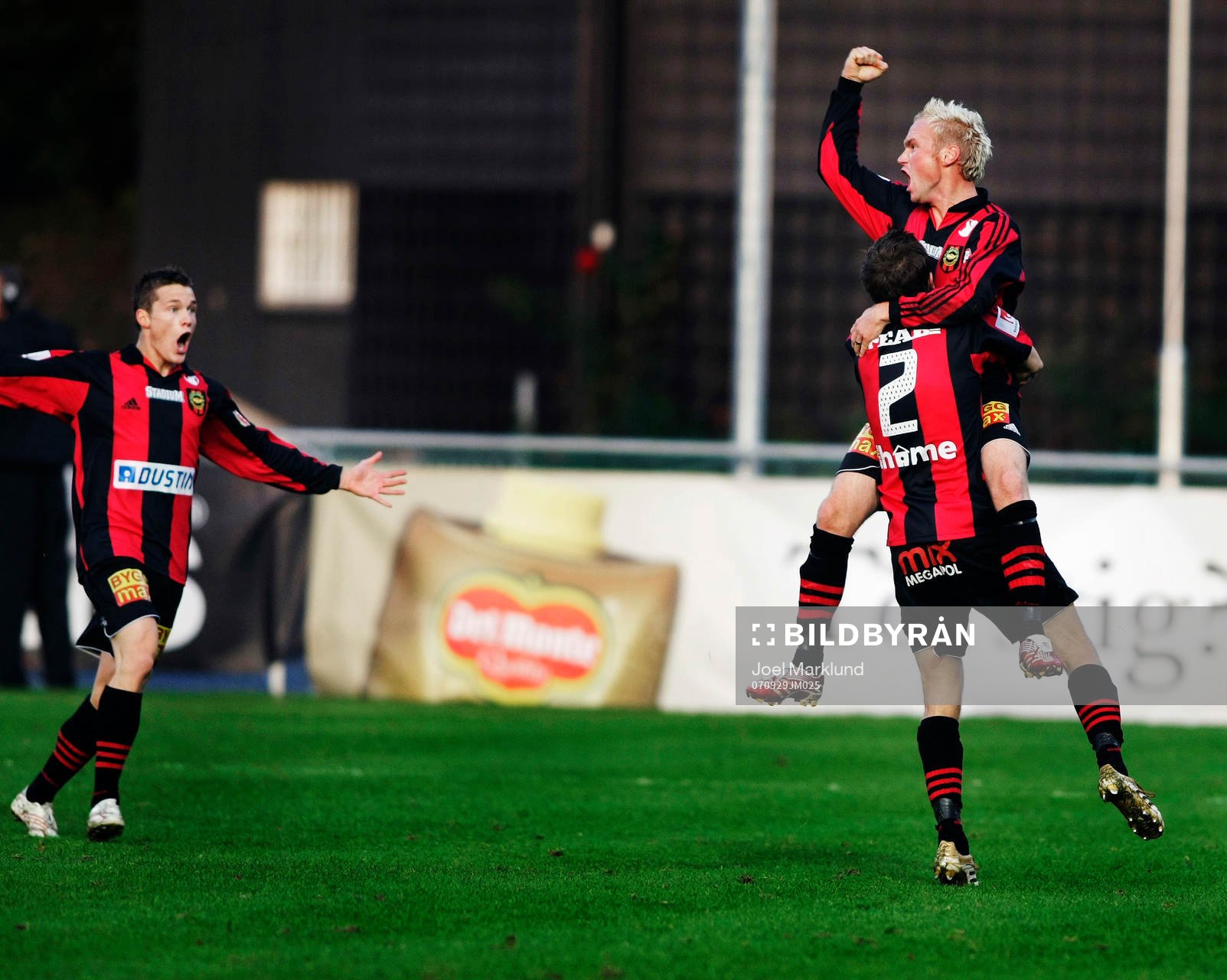 Martin Ekström, Brommapojkarna, gjorde 1-1