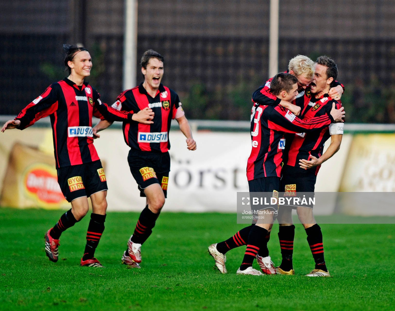Martin Ekström, Brommapojkarna, gjorde 1-1