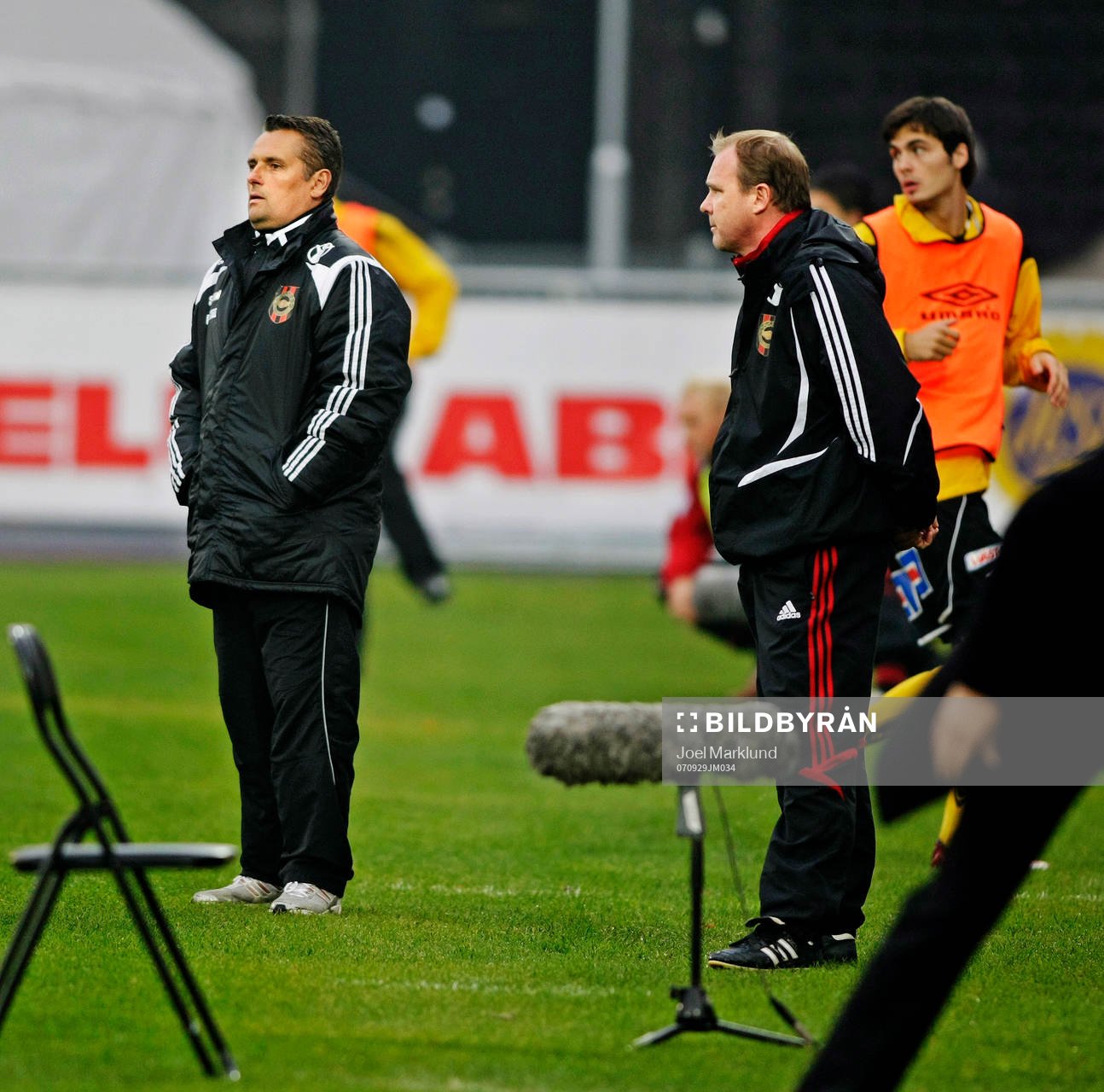 Brommapojkarnas tränare Claes Eriksson