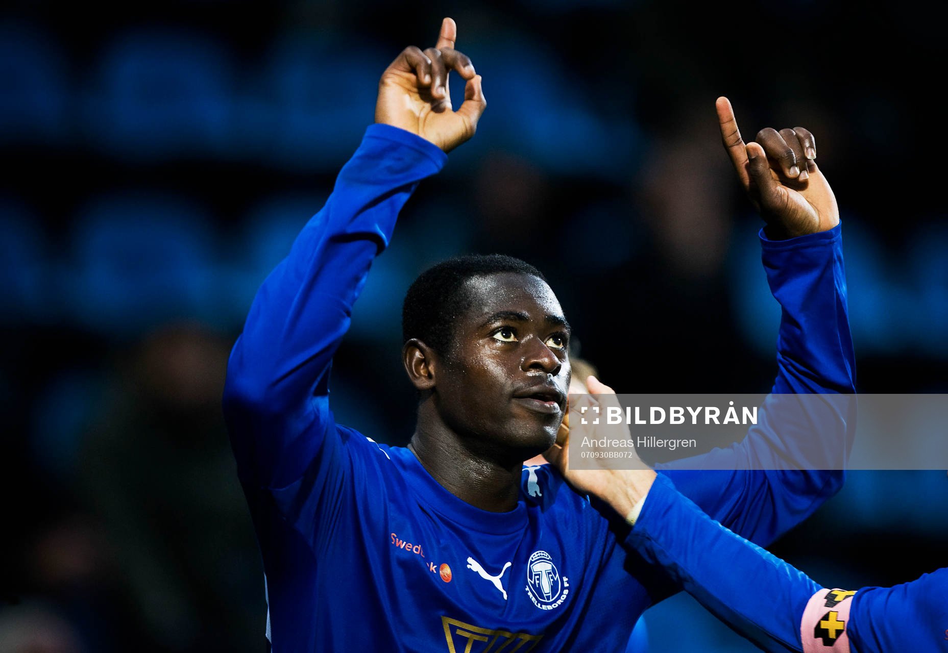 Michael Mensah, Trelleborg, jubel
