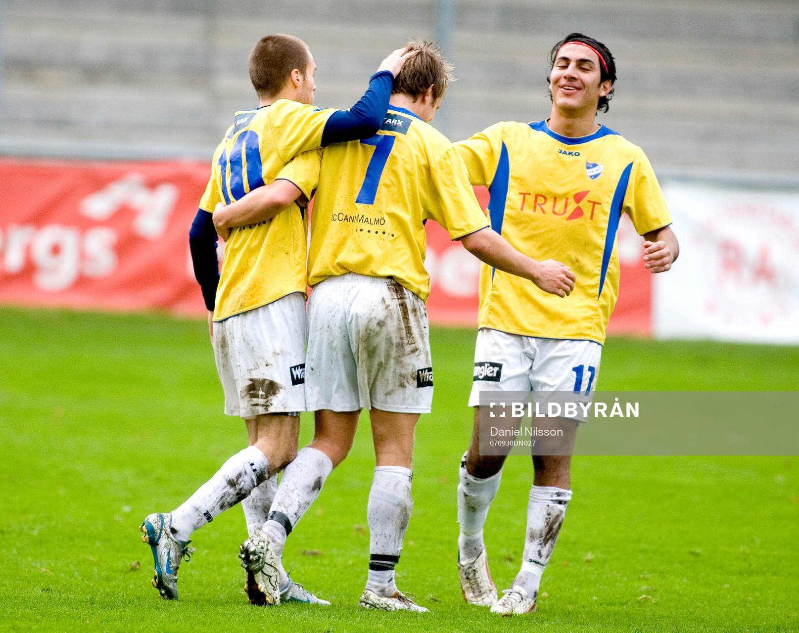 Magnus Bönnemark, Malmö, gör 2-0, jubel!