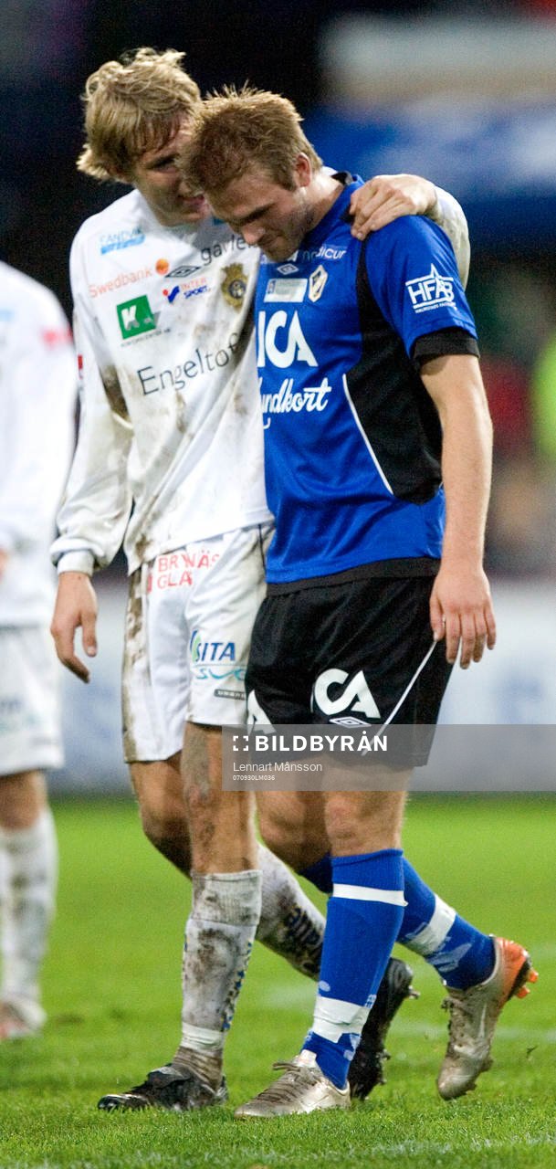 Guldchansen borta, Johan Oremo tröstar Jesper Westerberg